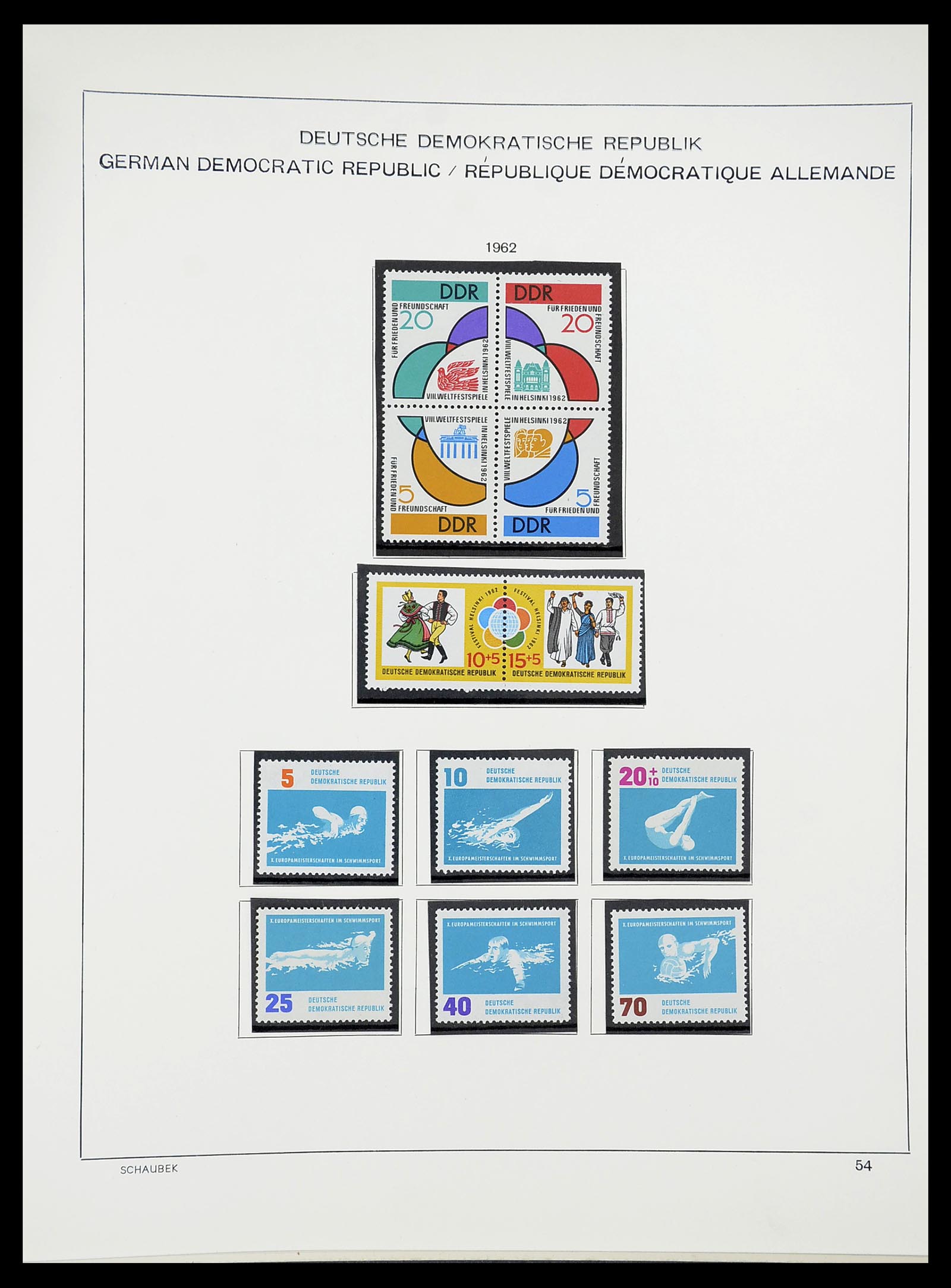34602 057 - Postzegelverzameling 34602 DDR 1949-1971.