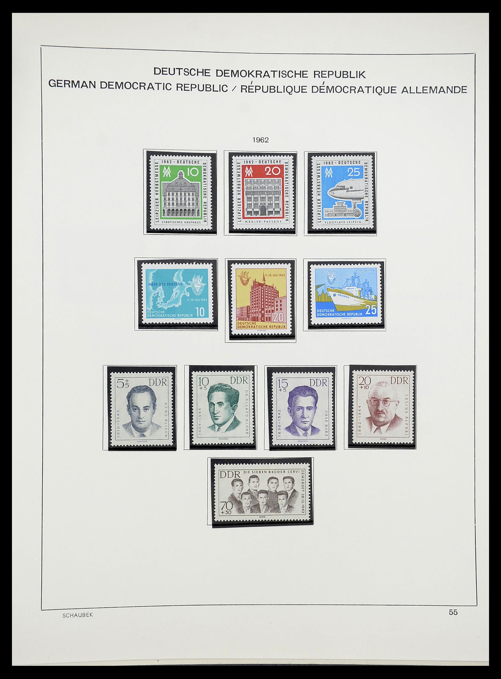 34602 058 - Postzegelverzameling 34602 DDR 1949-1971.
