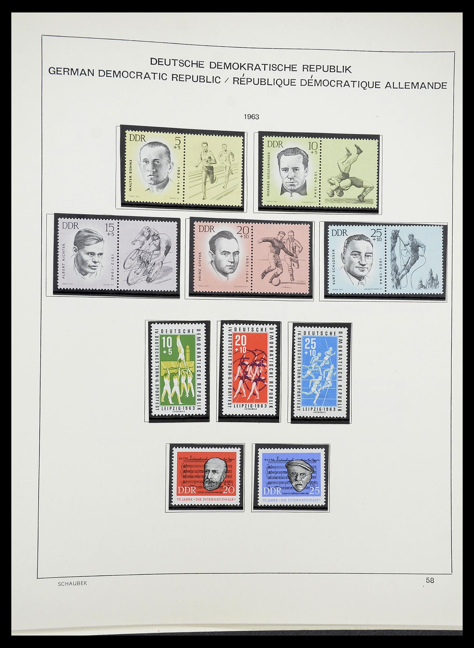 34602 062 - Postzegelverzameling 34602 DDR 1949-1971.