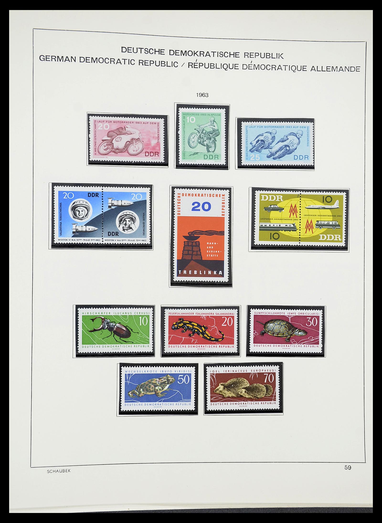 34602 063 - Postzegelverzameling 34602 DDR 1949-1971.