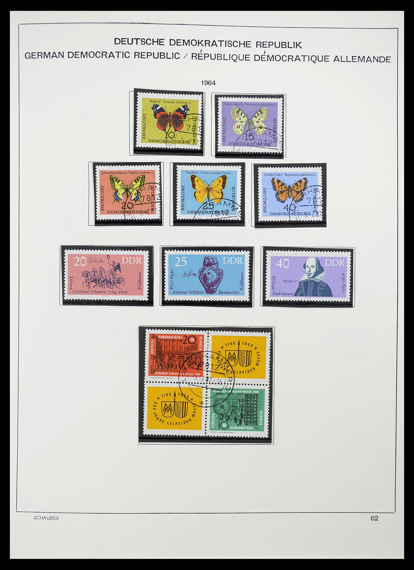 34602 066 - Stamp Collection 34602 GDR 1949-1971.