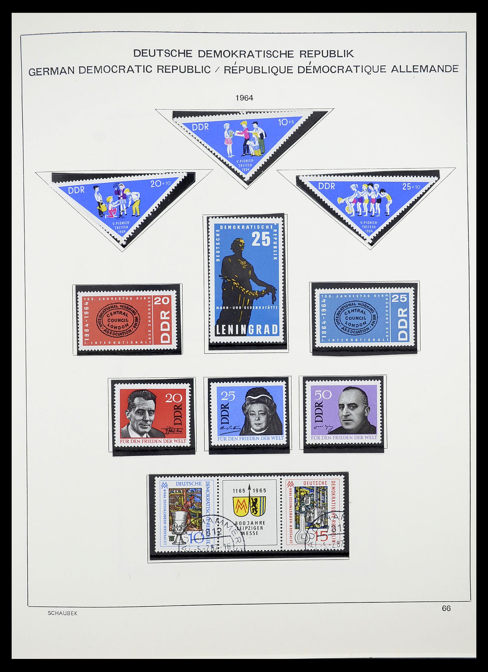 34602 070 - Postzegelverzameling 34602 DDR 1949-1971.