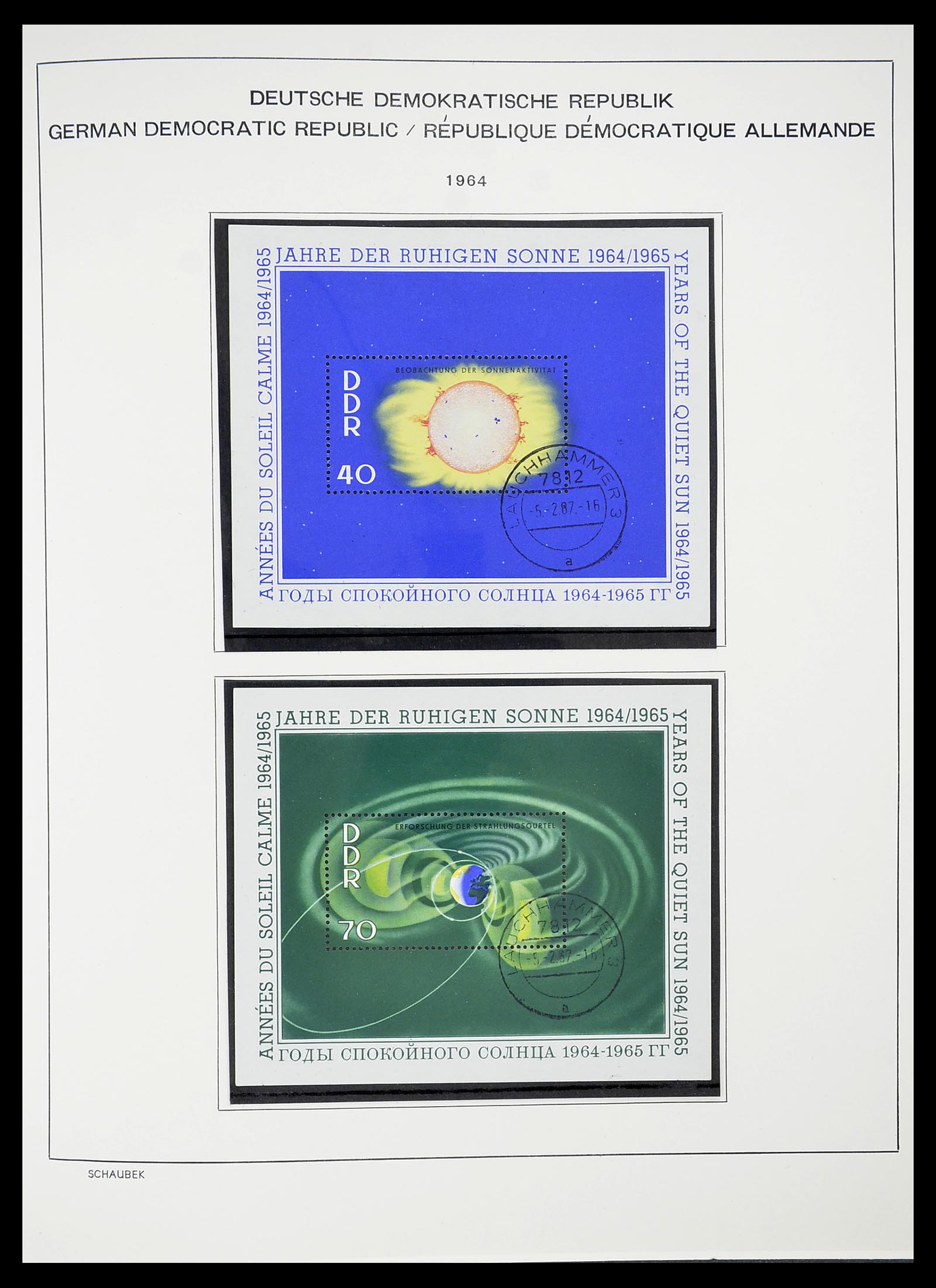 34602 071 - Postzegelverzameling 34602 DDR 1949-1971.