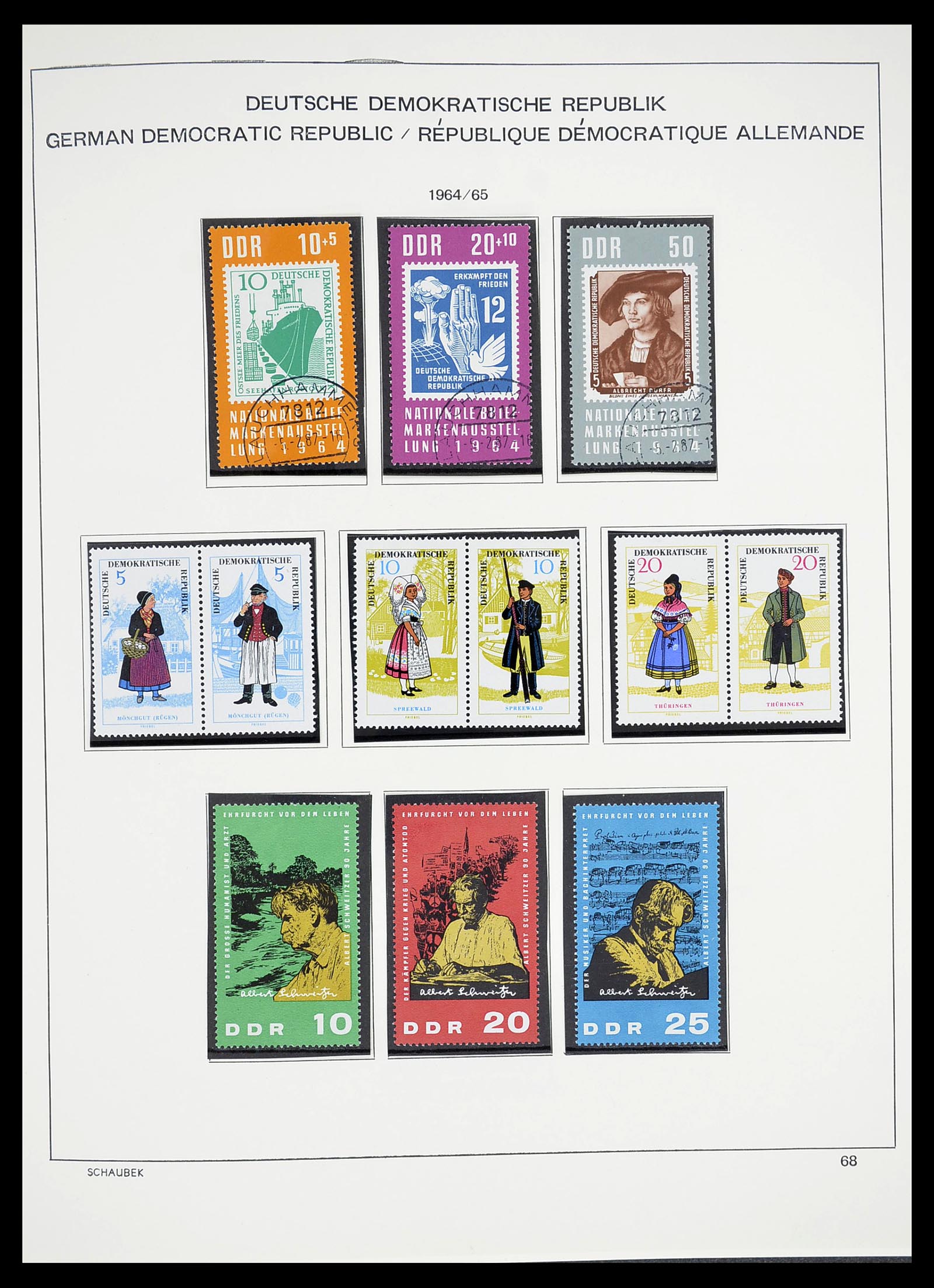 34602 074 - Postzegelverzameling 34602 DDR 1949-1971.