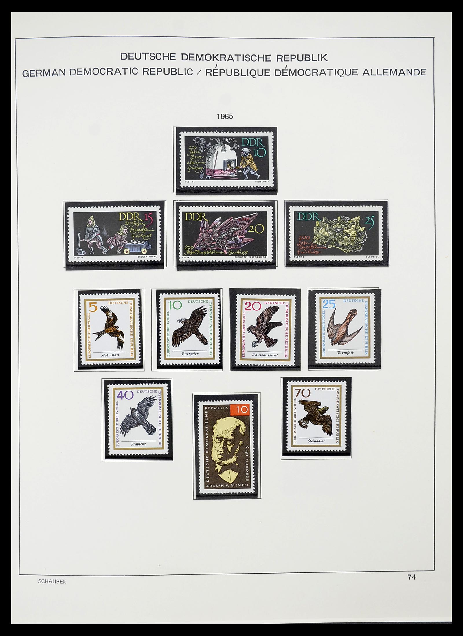 34602 081 - Postzegelverzameling 34602 DDR 1949-1971.
