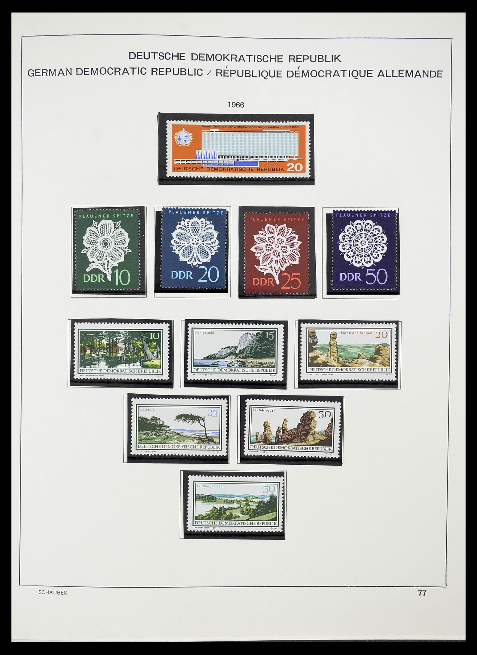 34602 084 - Stamp Collection 34602 GDR 1949-1971.