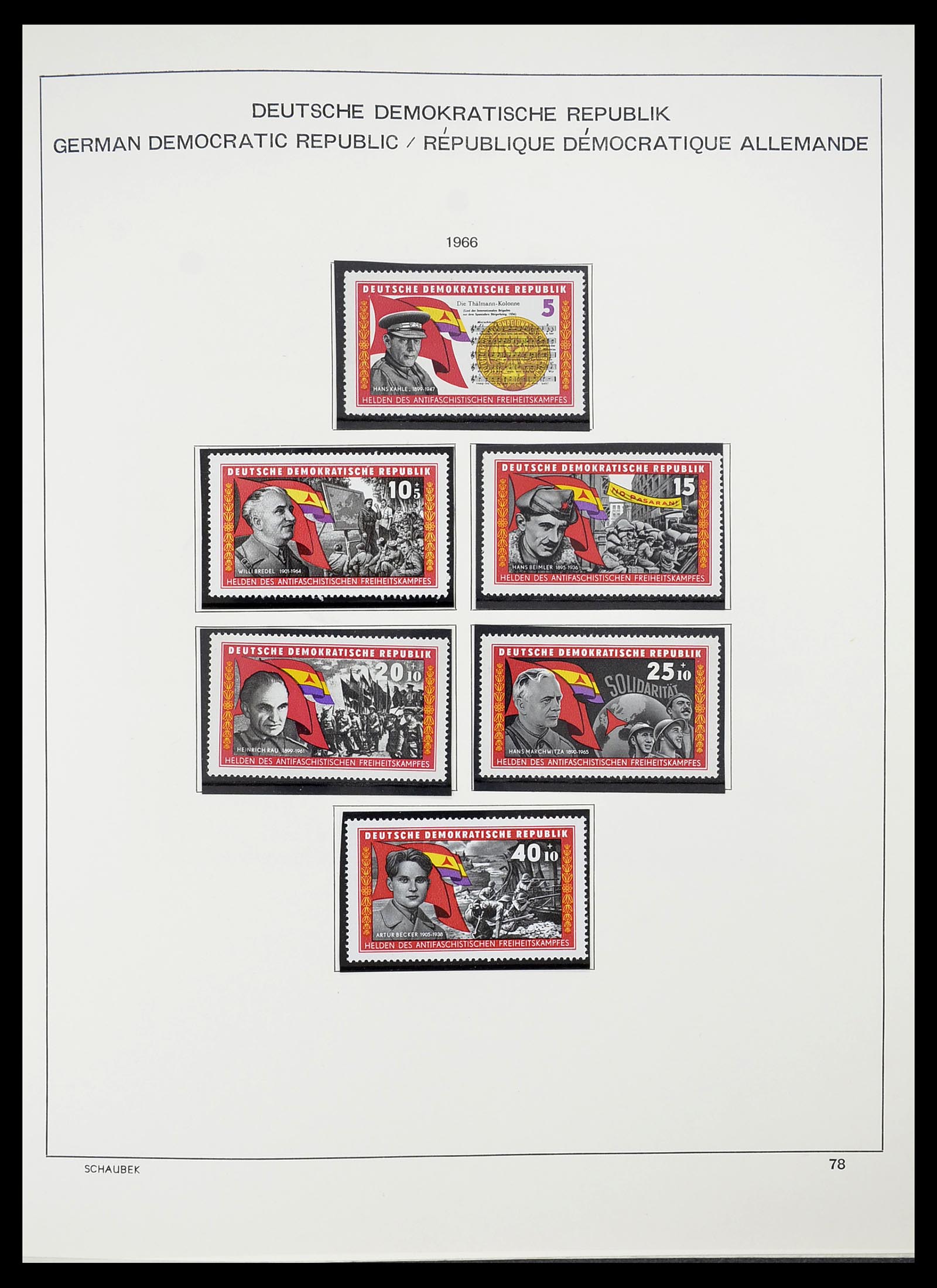 34602 086 - Stamp Collection 34602 GDR 1949-1971.