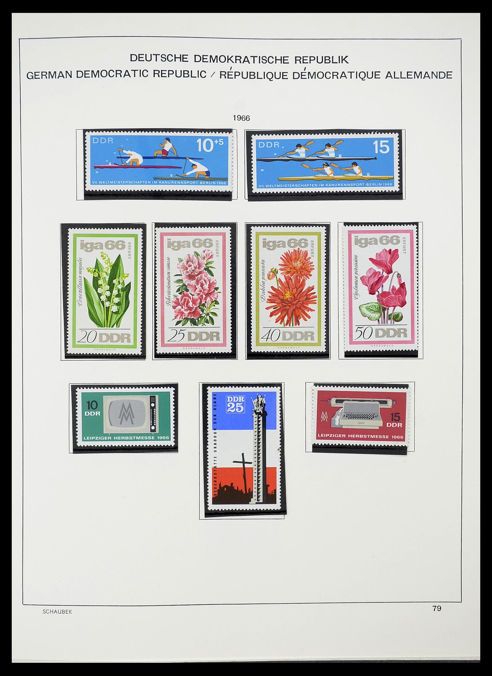34602 087 - Postzegelverzameling 34602 DDR 1949-1971.