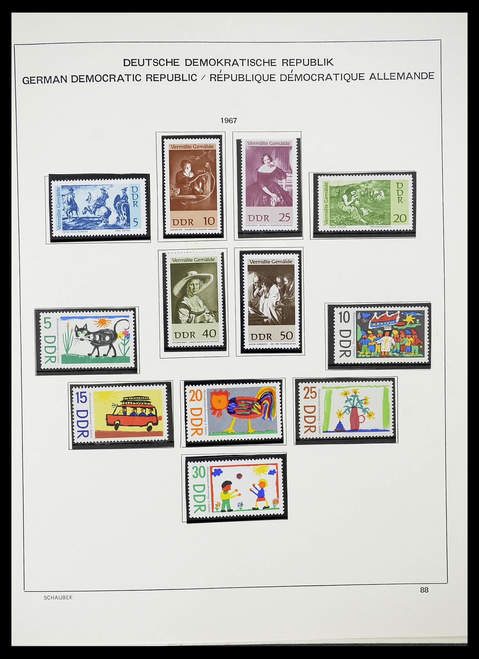 34602 099 - Stamp Collection 34602 GDR 1949-1971.