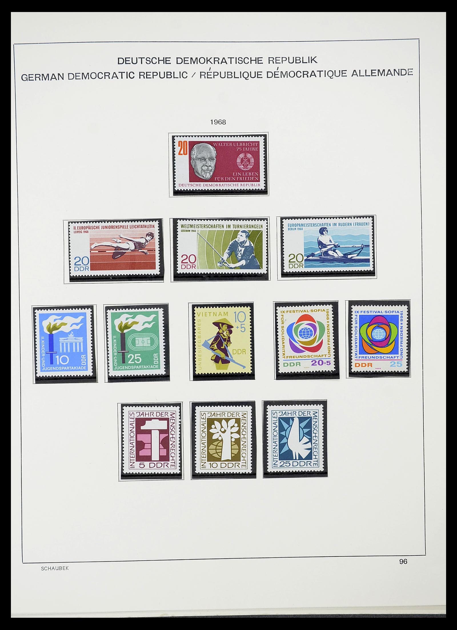 34602 108 - Postzegelverzameling 34602 DDR 1949-1971.