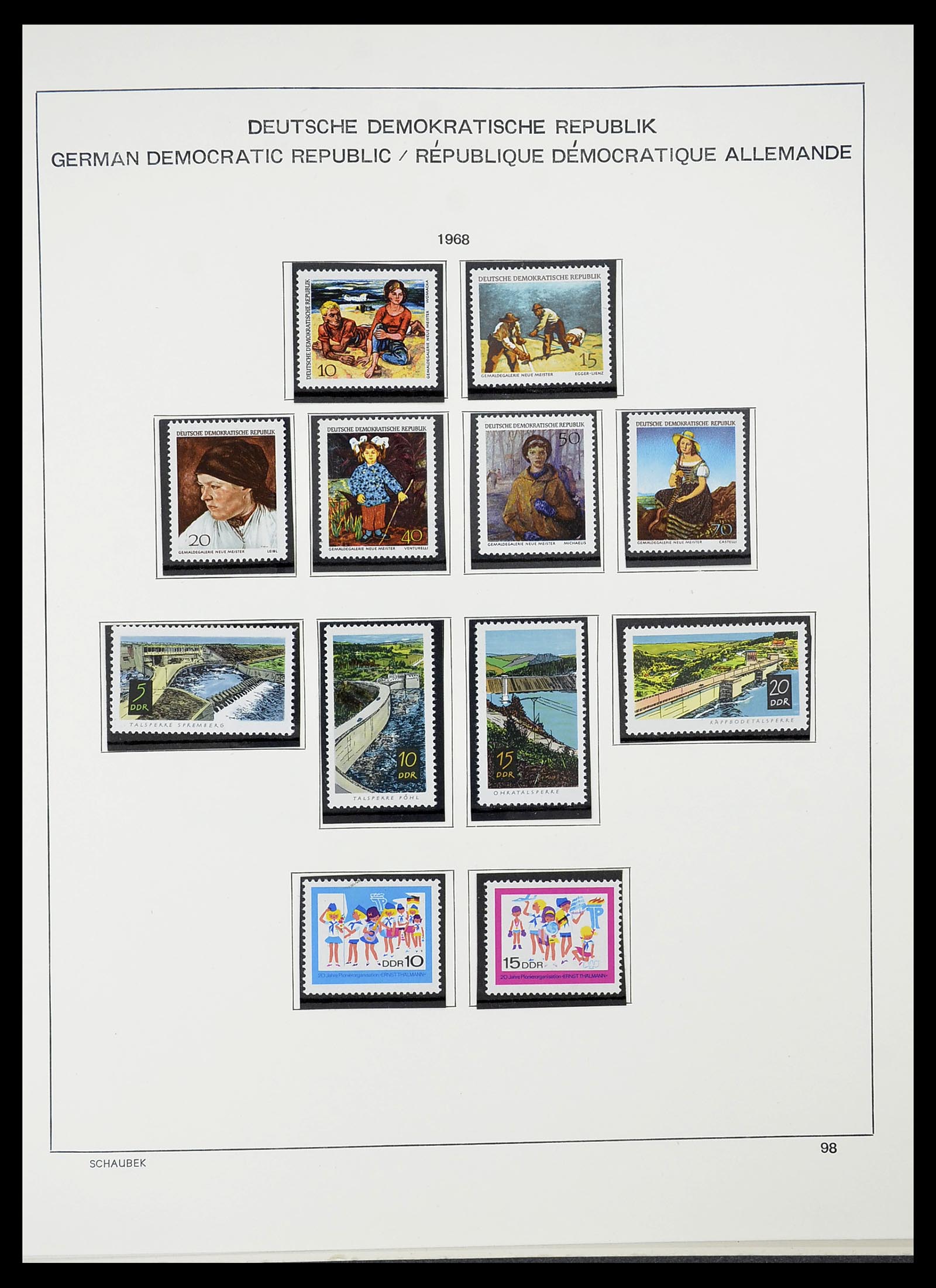 34602 111 - Postzegelverzameling 34602 DDR 1949-1971.