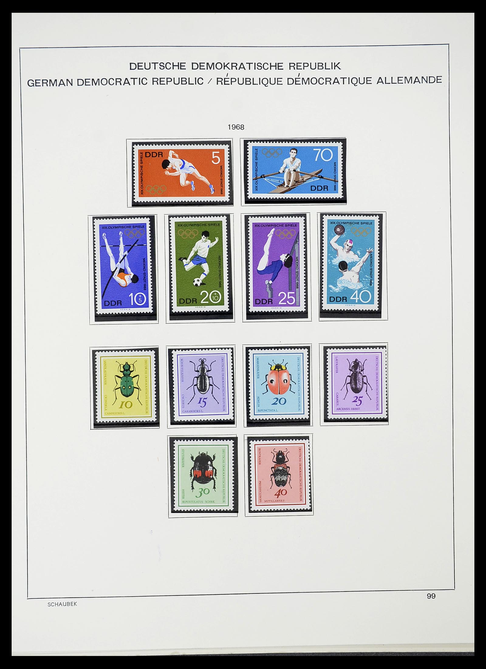 34602 112 - Postzegelverzameling 34602 DDR 1949-1971.
