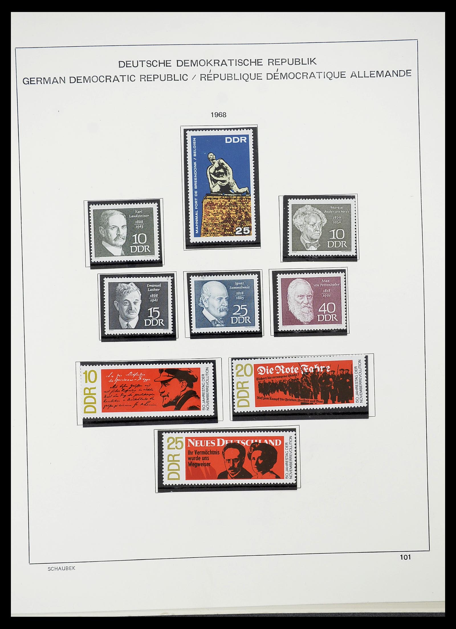 34602 114 - Stamp Collection 34602 GDR 1949-1971.