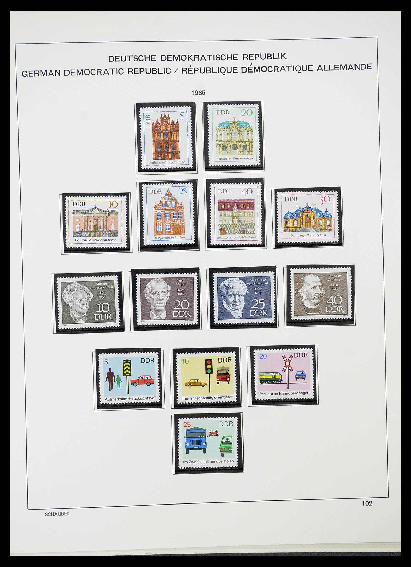 34602 115 - Postzegelverzameling 34602 DDR 1949-1971.