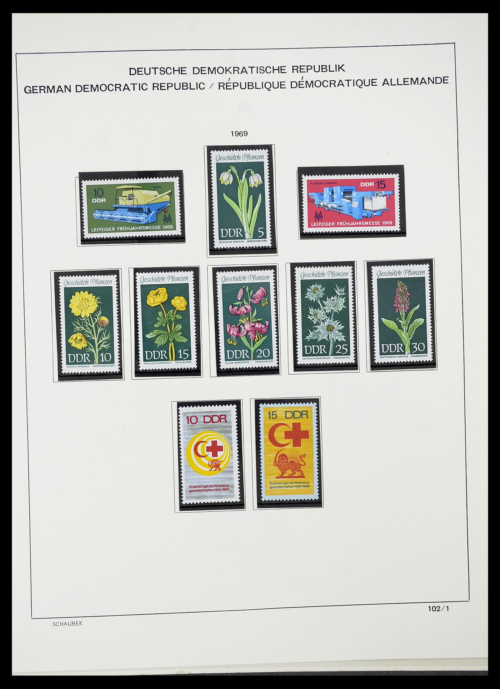 34602 116 - Postzegelverzameling 34602 DDR 1949-1971.
