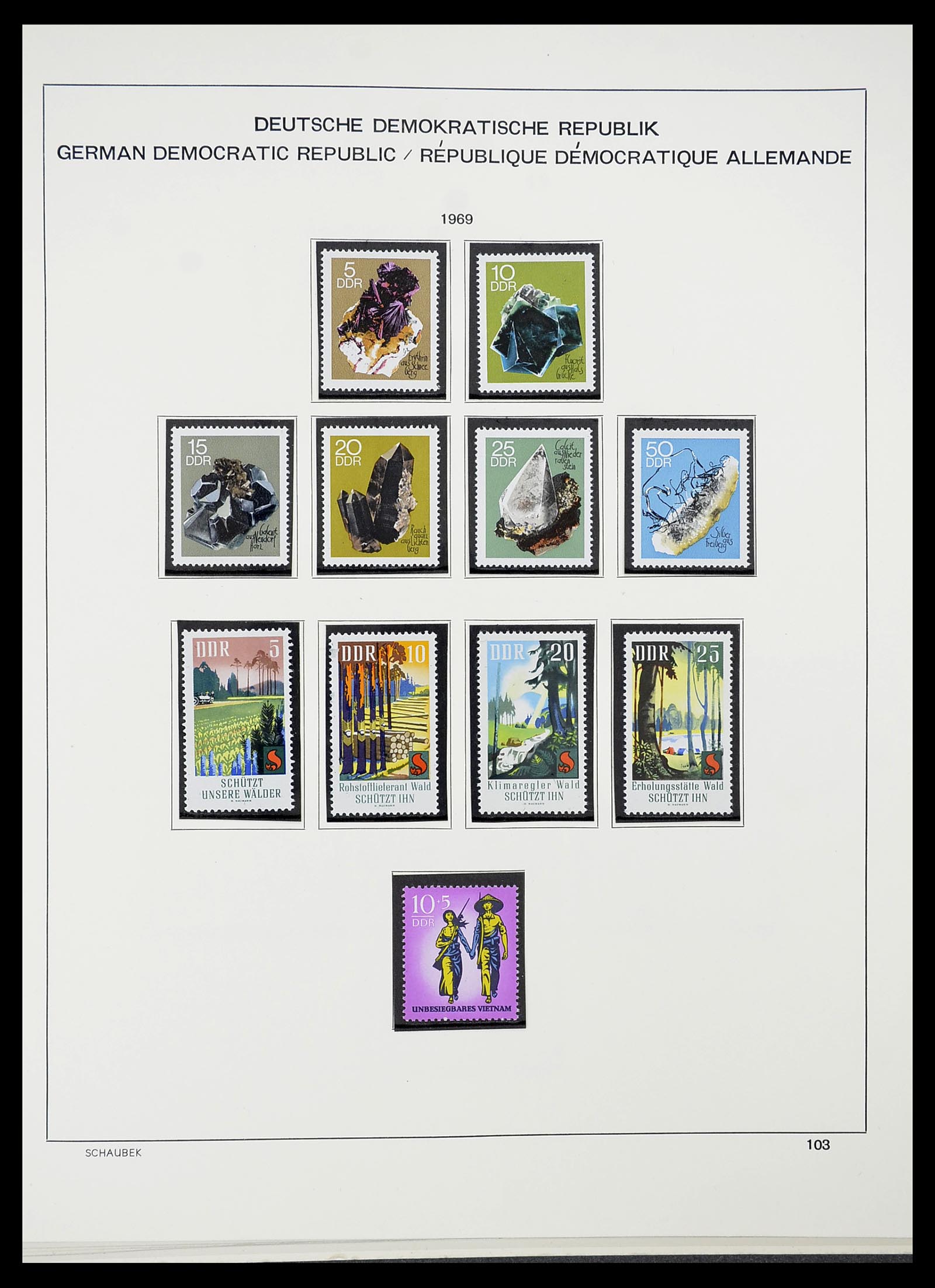 34602 117 - Postzegelverzameling 34602 DDR 1949-1971.