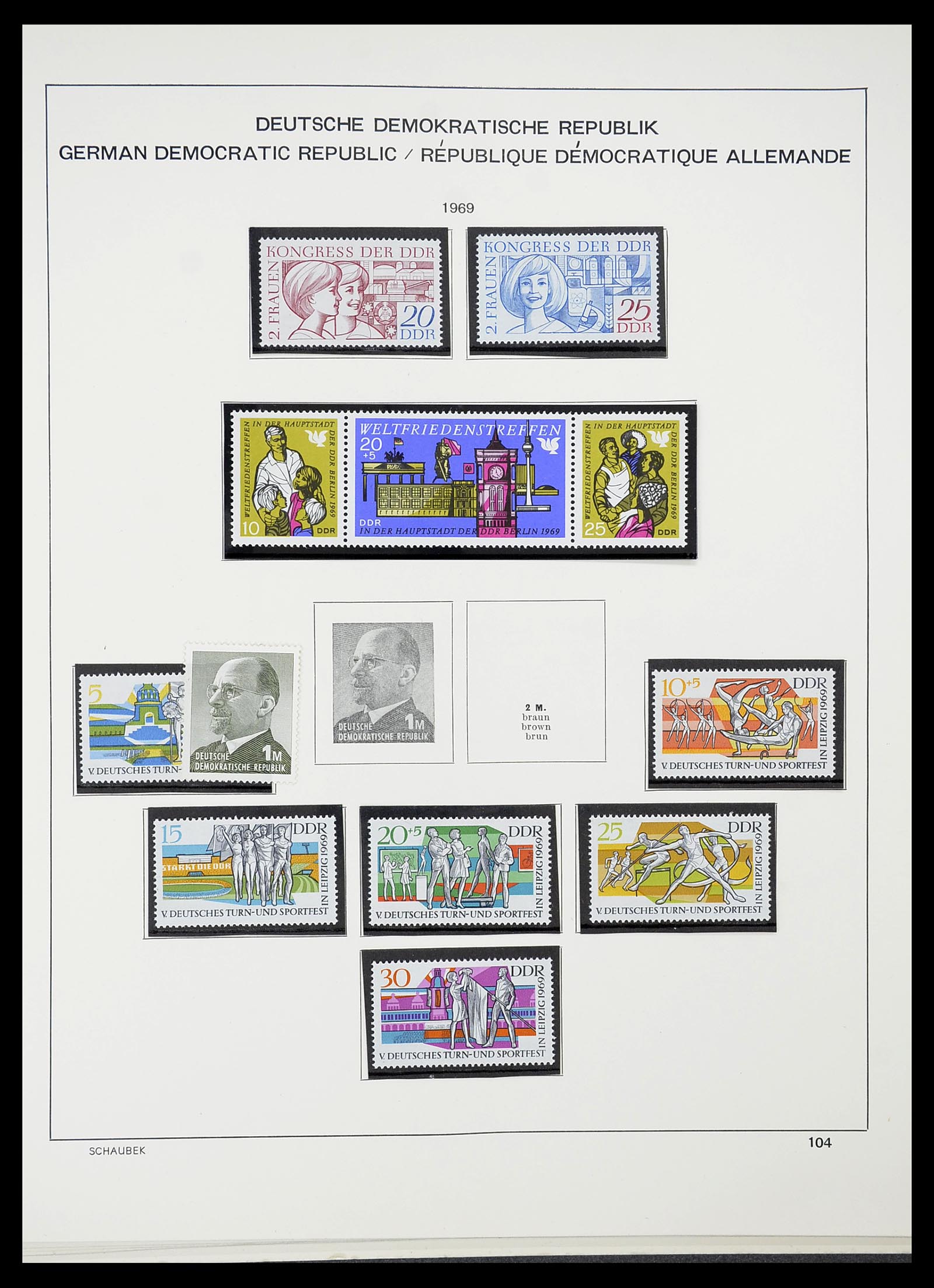34602 118 - Postzegelverzameling 34602 DDR 1949-1971.