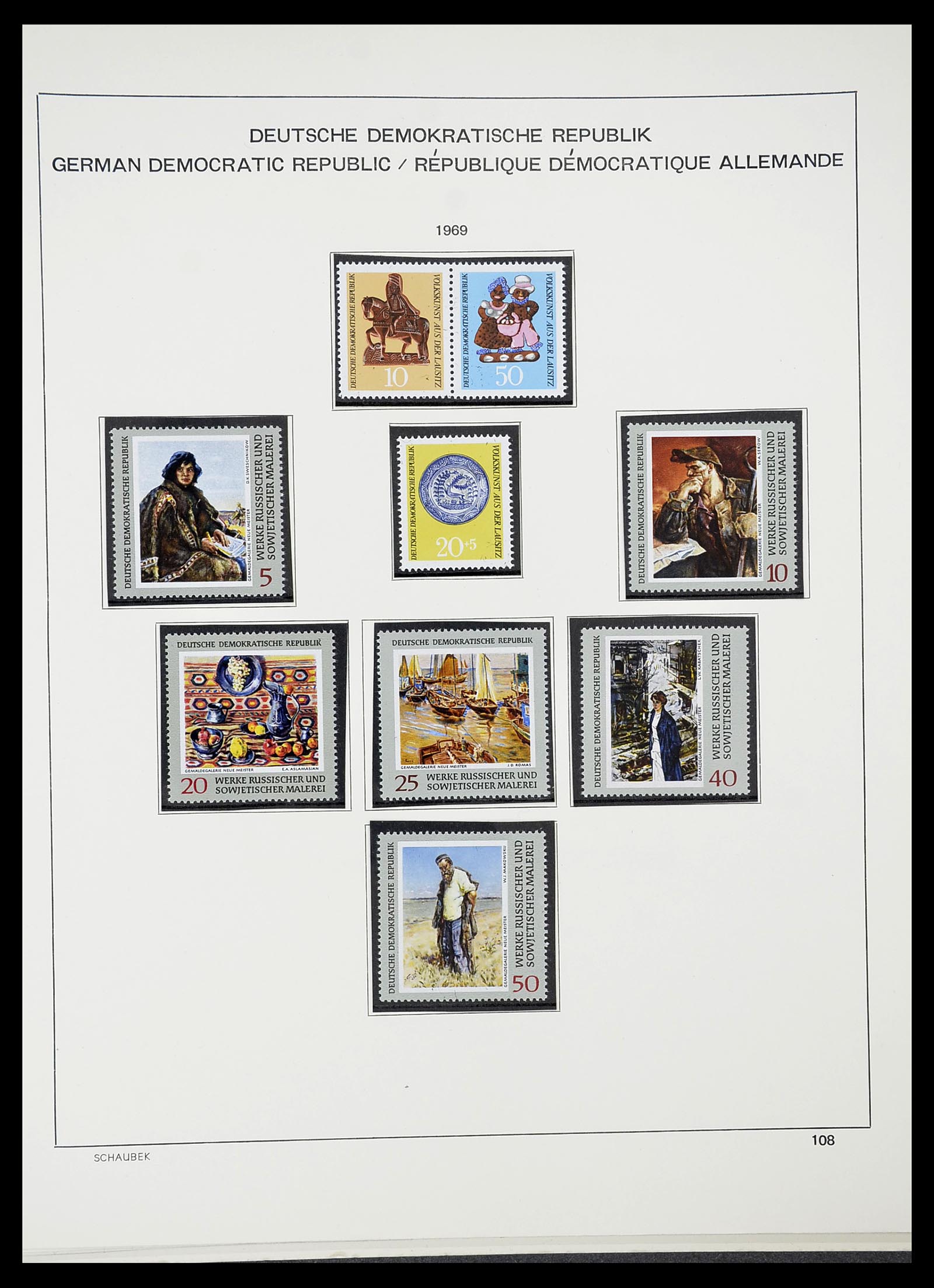 34602 125 - Postzegelverzameling 34602 DDR 1949-1971.