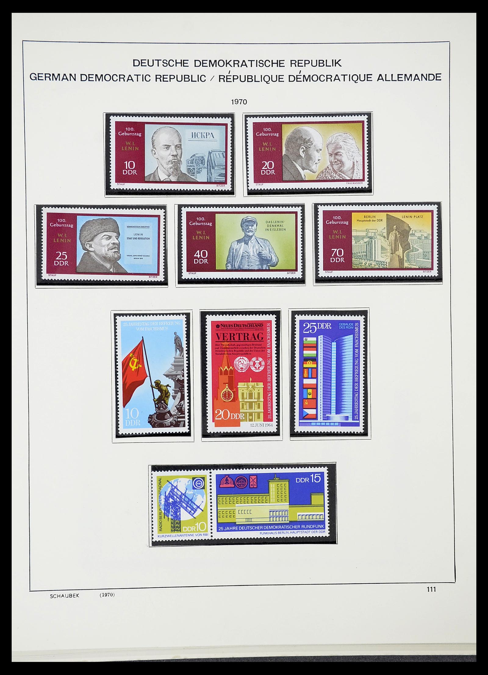 34602 130 - Stamp Collection 34602 GDR 1949-1971.
