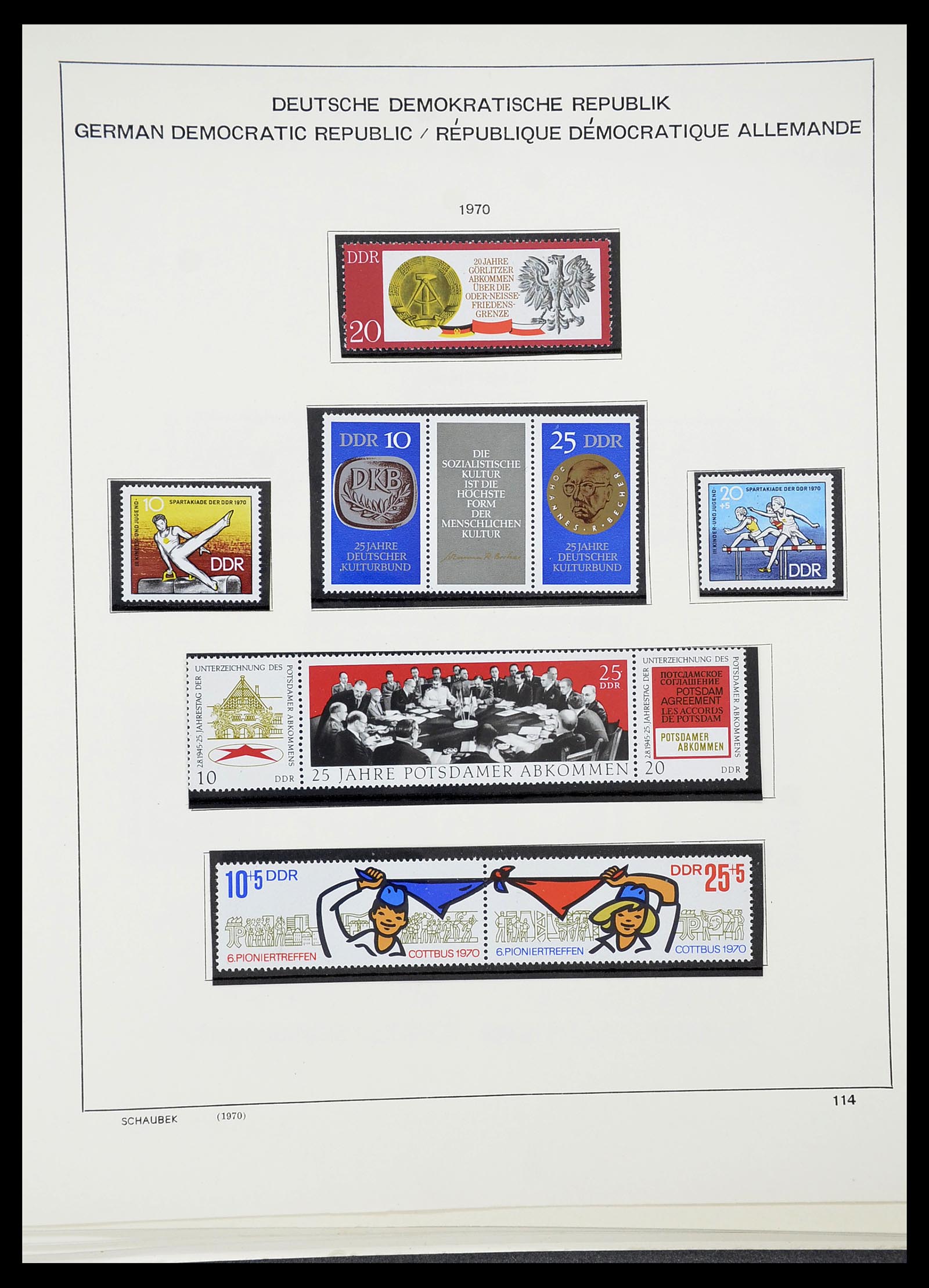 34602 134 - Postzegelverzameling 34602 DDR 1949-1971.
