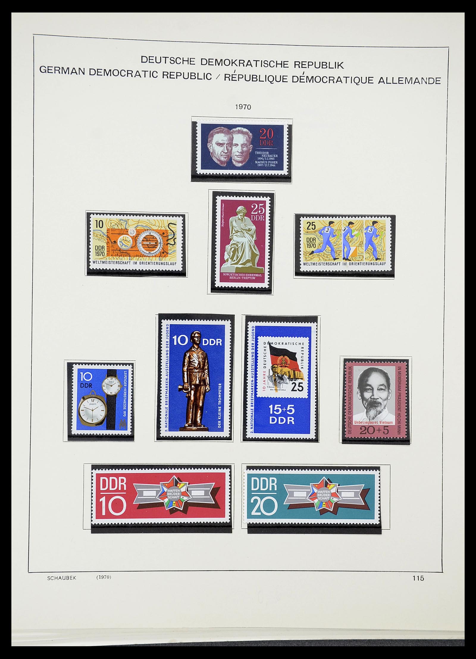 34602 135 - Postzegelverzameling 34602 DDR 1949-1971.