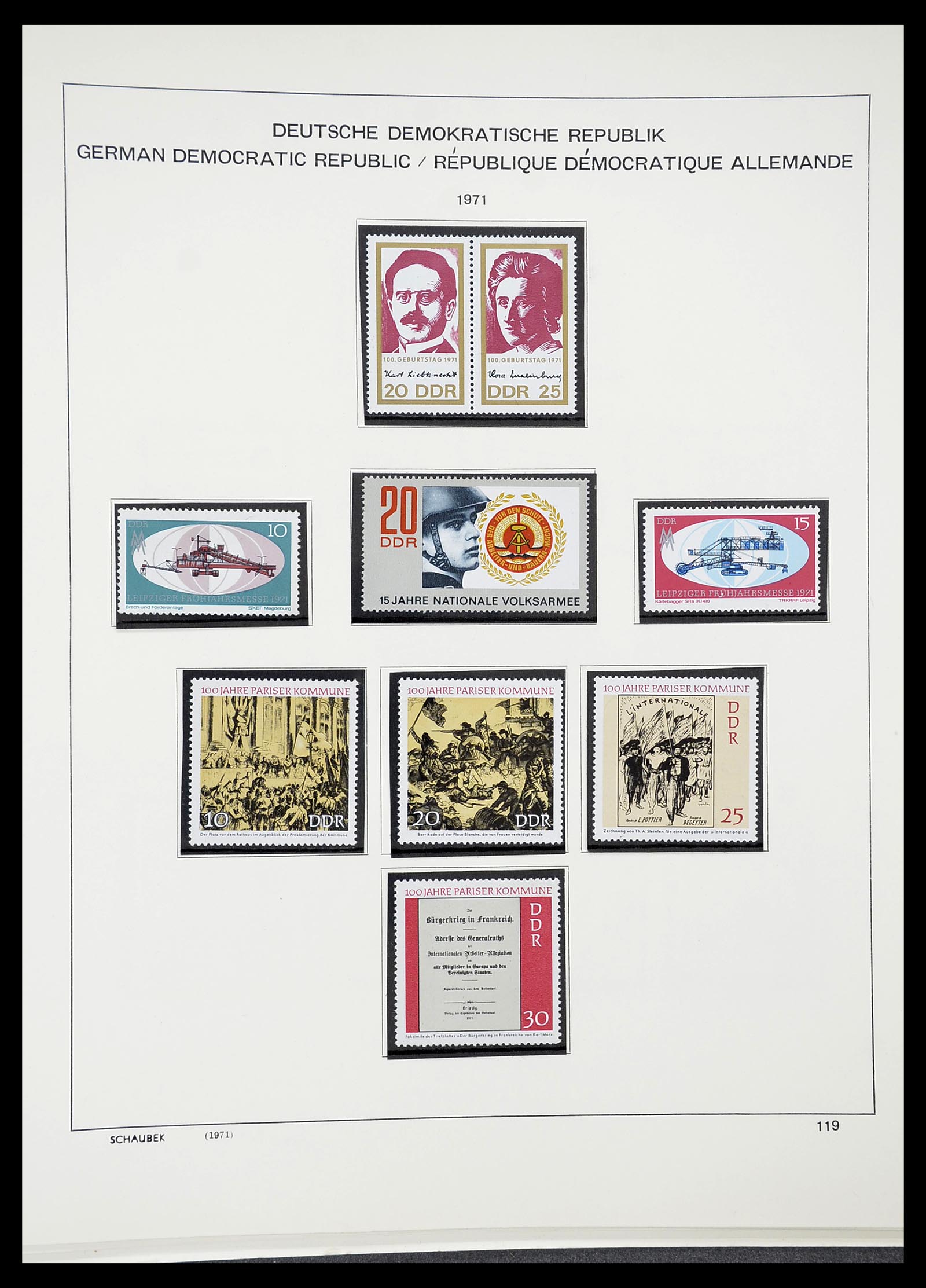 34602 141 - Stamp Collection 34602 GDR 1949-1971.
