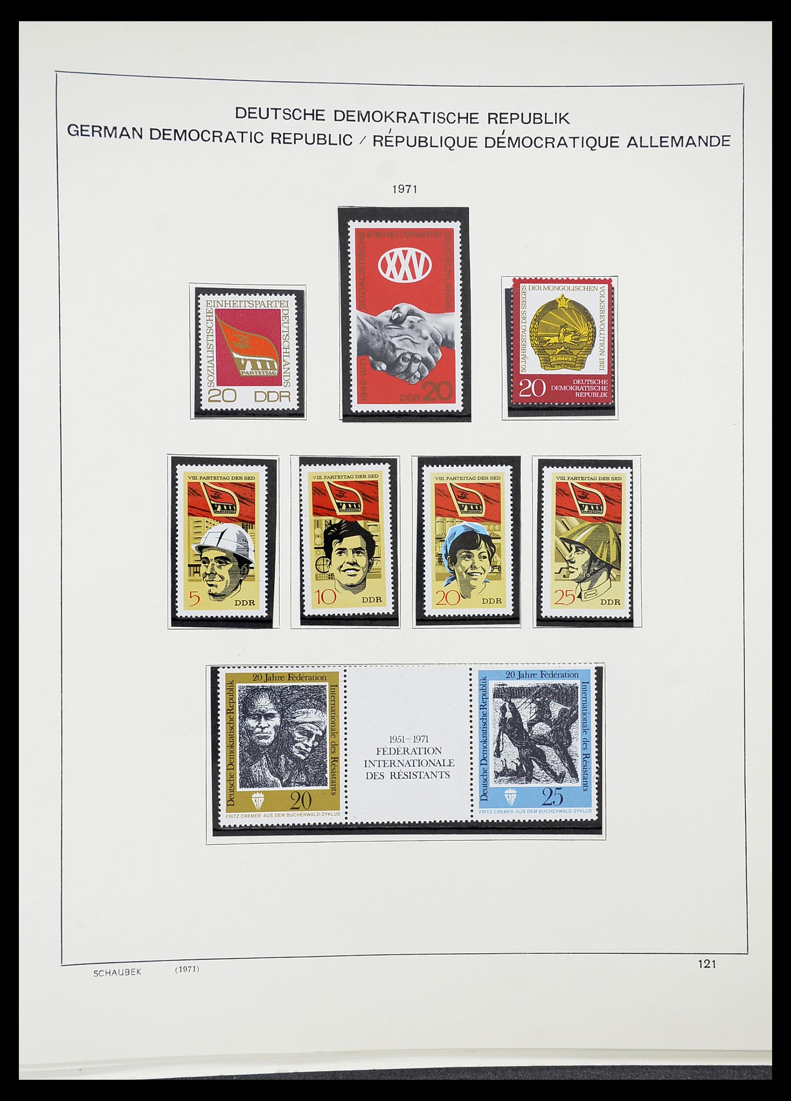 34602 143 - Postzegelverzameling 34602 DDR 1949-1971.