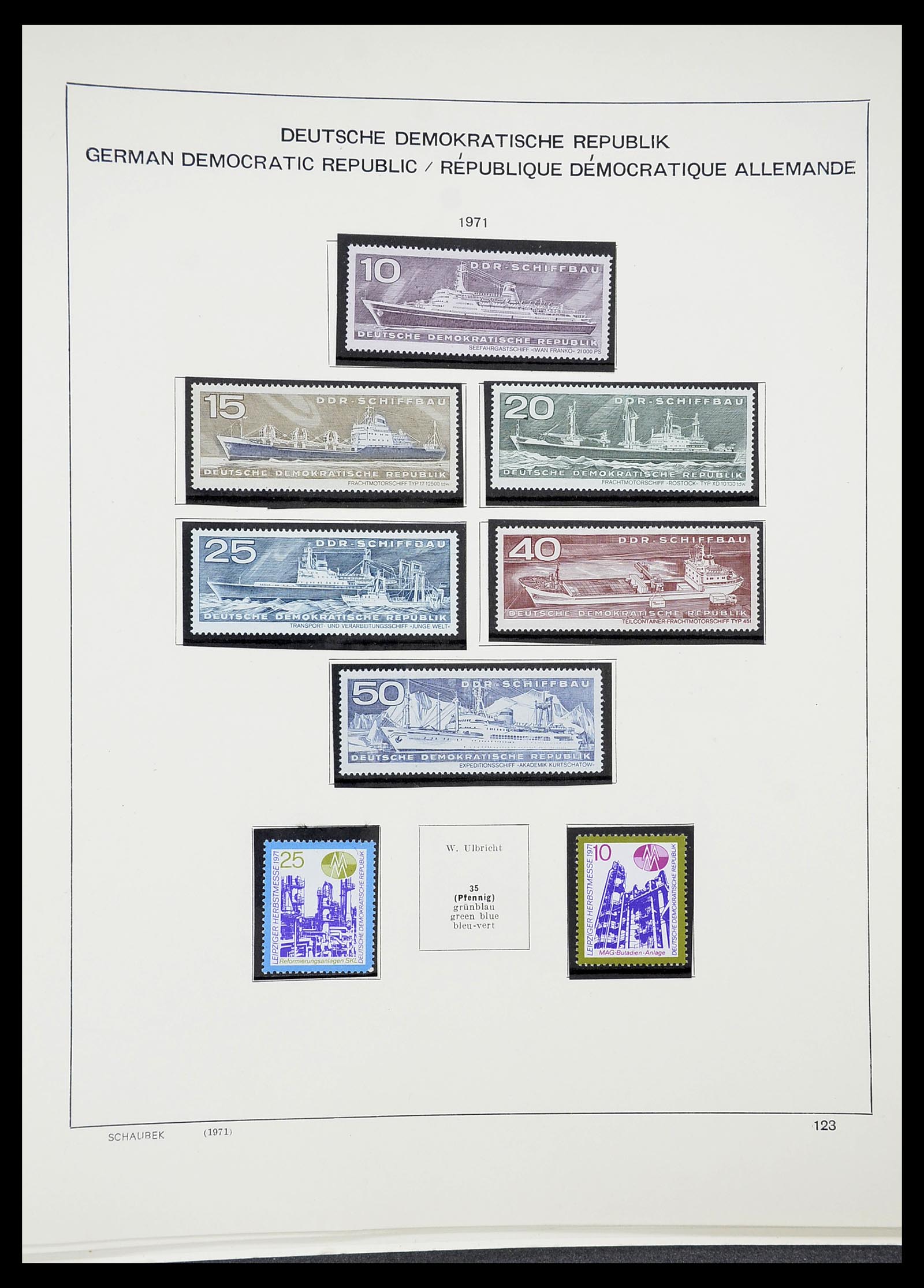 34602 145 - Postzegelverzameling 34602 DDR 1949-1971.