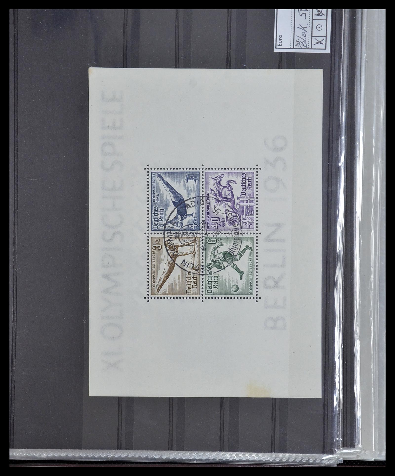 34603 007 - Postzegelverzameling 34603 Duitsland blokken 1930-1937.