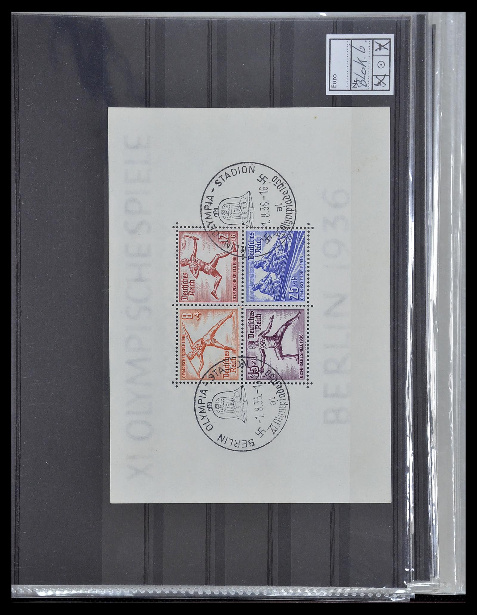 34603 009 - Postzegelverzameling 34603 Duitsland blokken 1930-1937.
