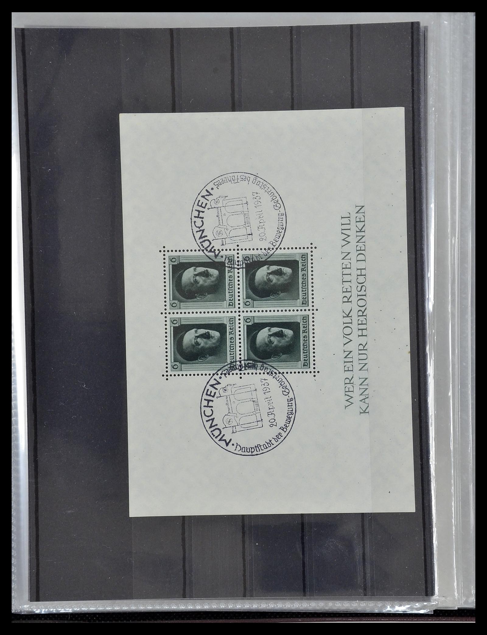 34603 020 - Postzegelverzameling 34603 Duitsland blokken 1930-1937.
