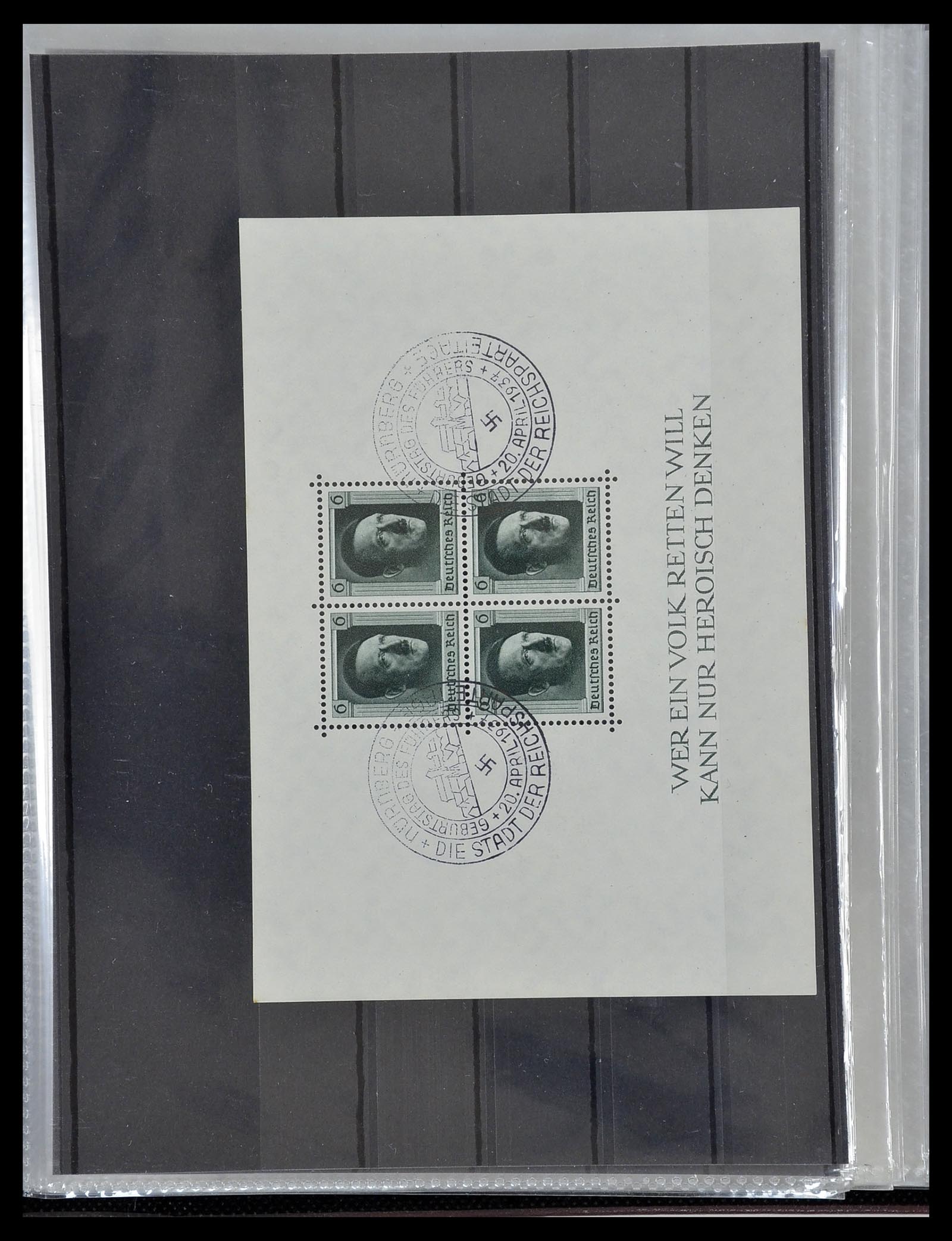 34603 021 - Postzegelverzameling 34603 Duitsland blokken 1930-1937.