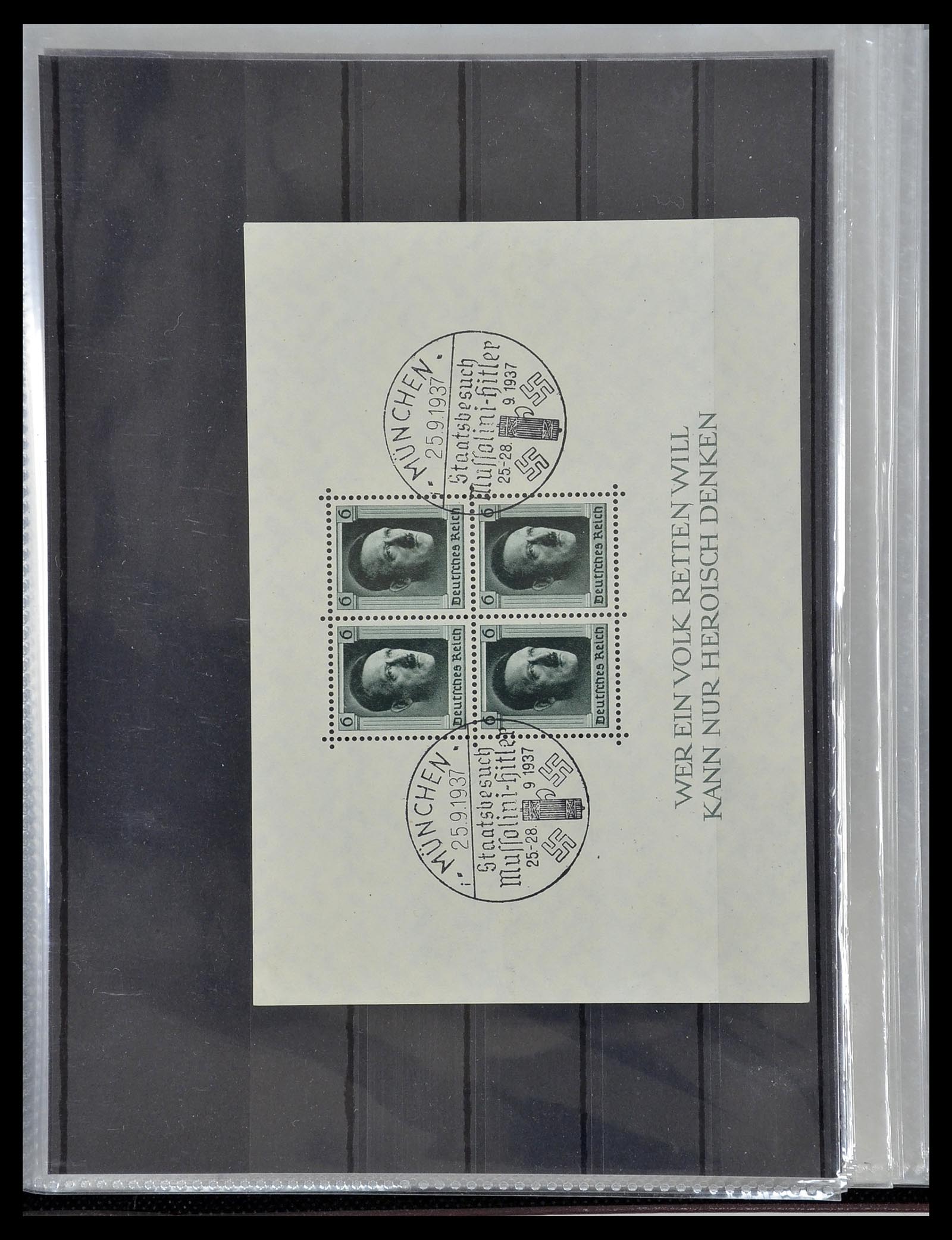34603 022 - Postzegelverzameling 34603 Duitsland blokken 1930-1937.