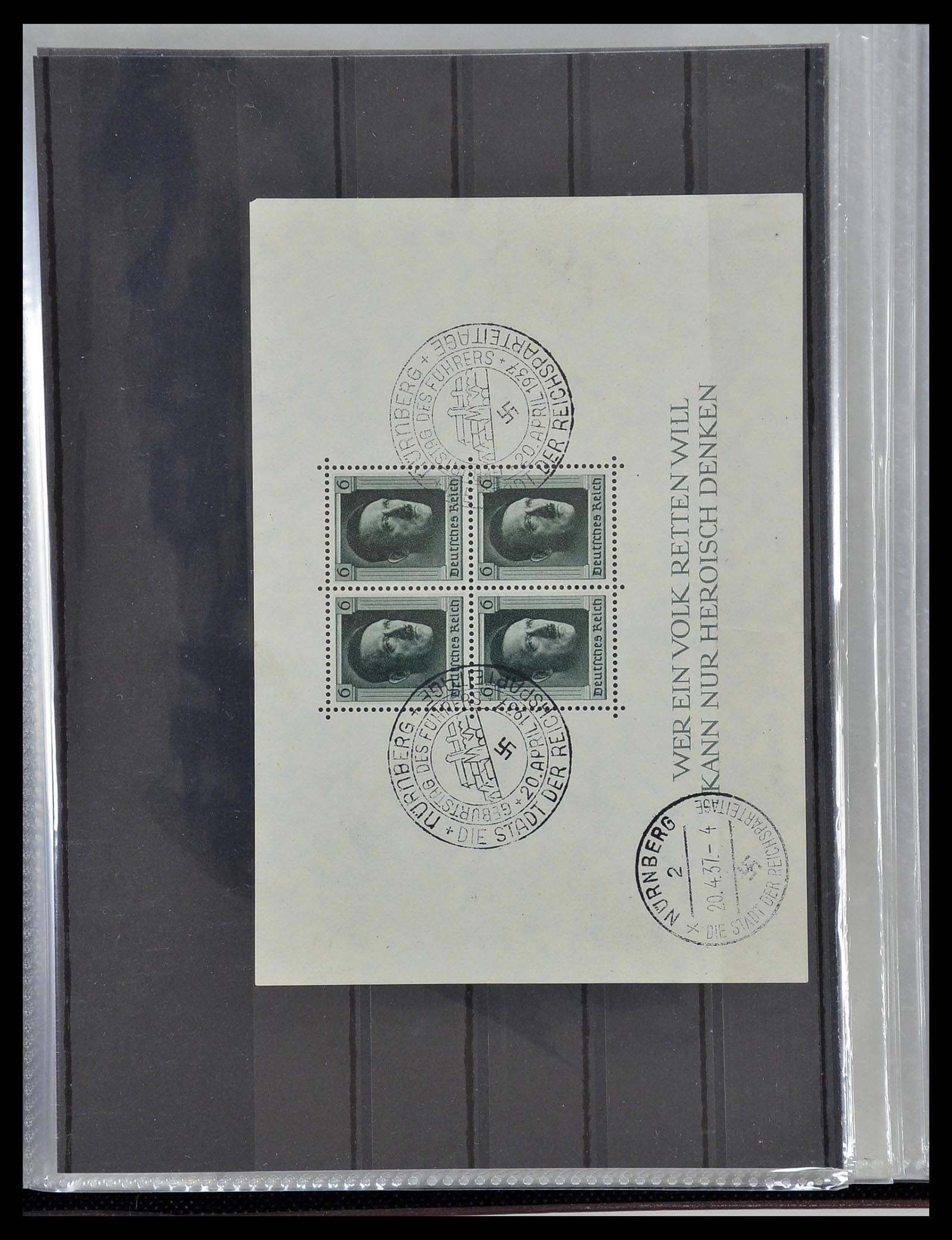 34603 023 - Postzegelverzameling 34603 Duitsland blokken 1930-1937.