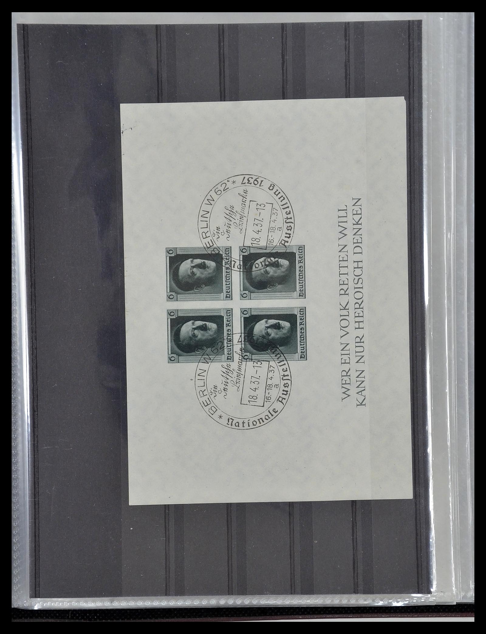 34603 024 - Postzegelverzameling 34603 Duitsland blokken 1930-1937.