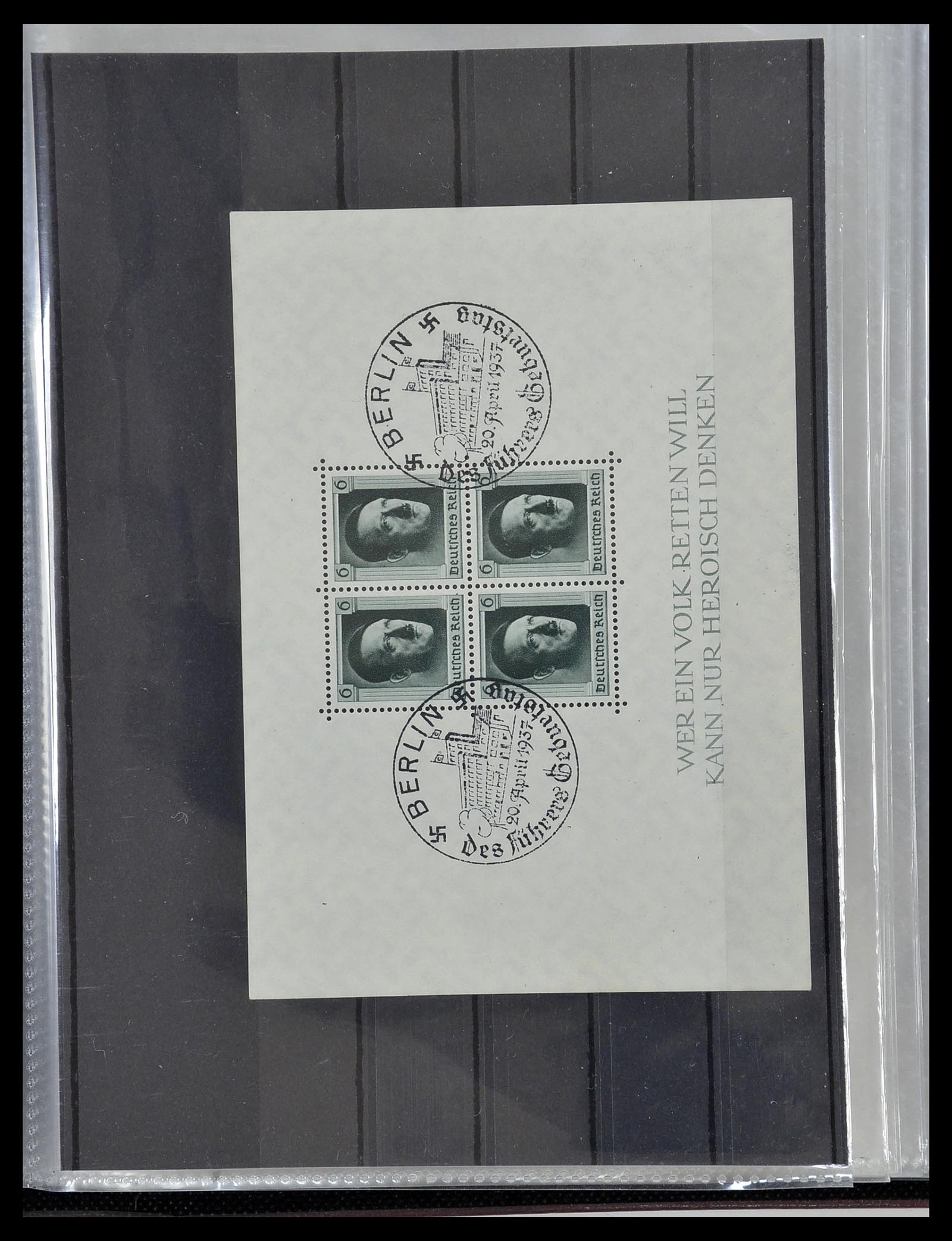 34603 025 - Postzegelverzameling 34603 Duitsland blokken 1930-1937.