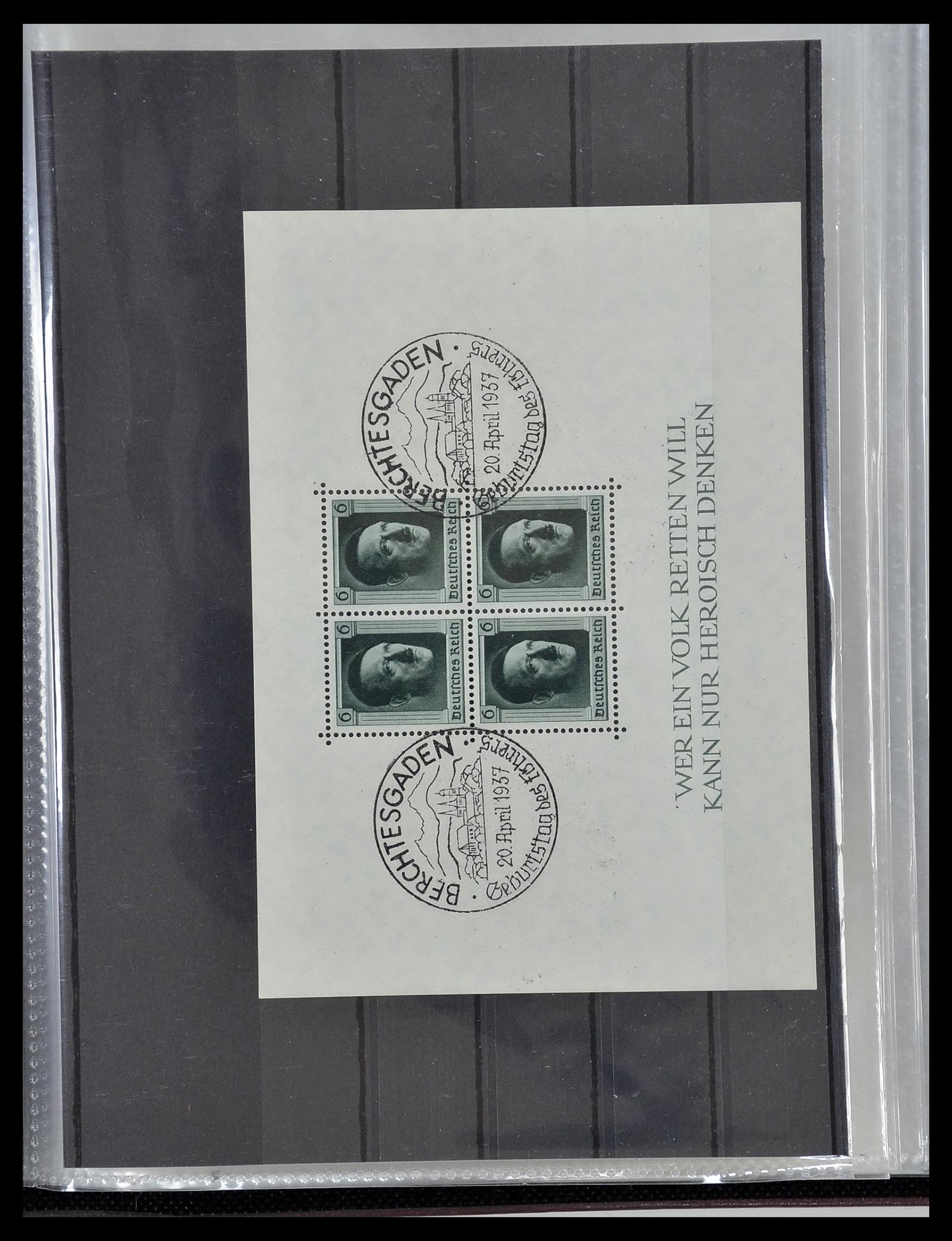34603 026 - Postzegelverzameling 34603 Duitsland blokken 1930-1937.