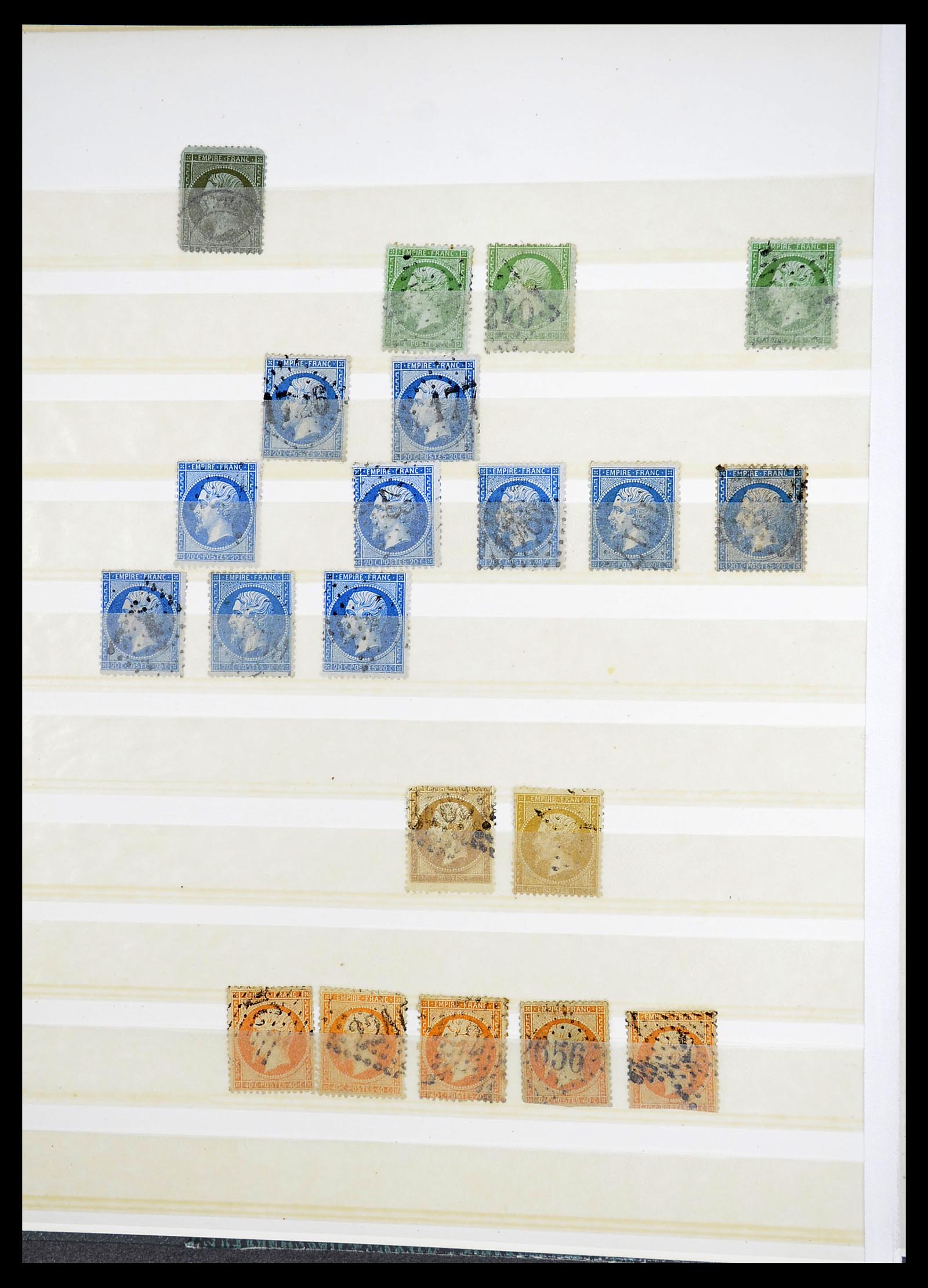 34604 002 - Postzegelverzameling 34604 Frankrijk 1853-1970.