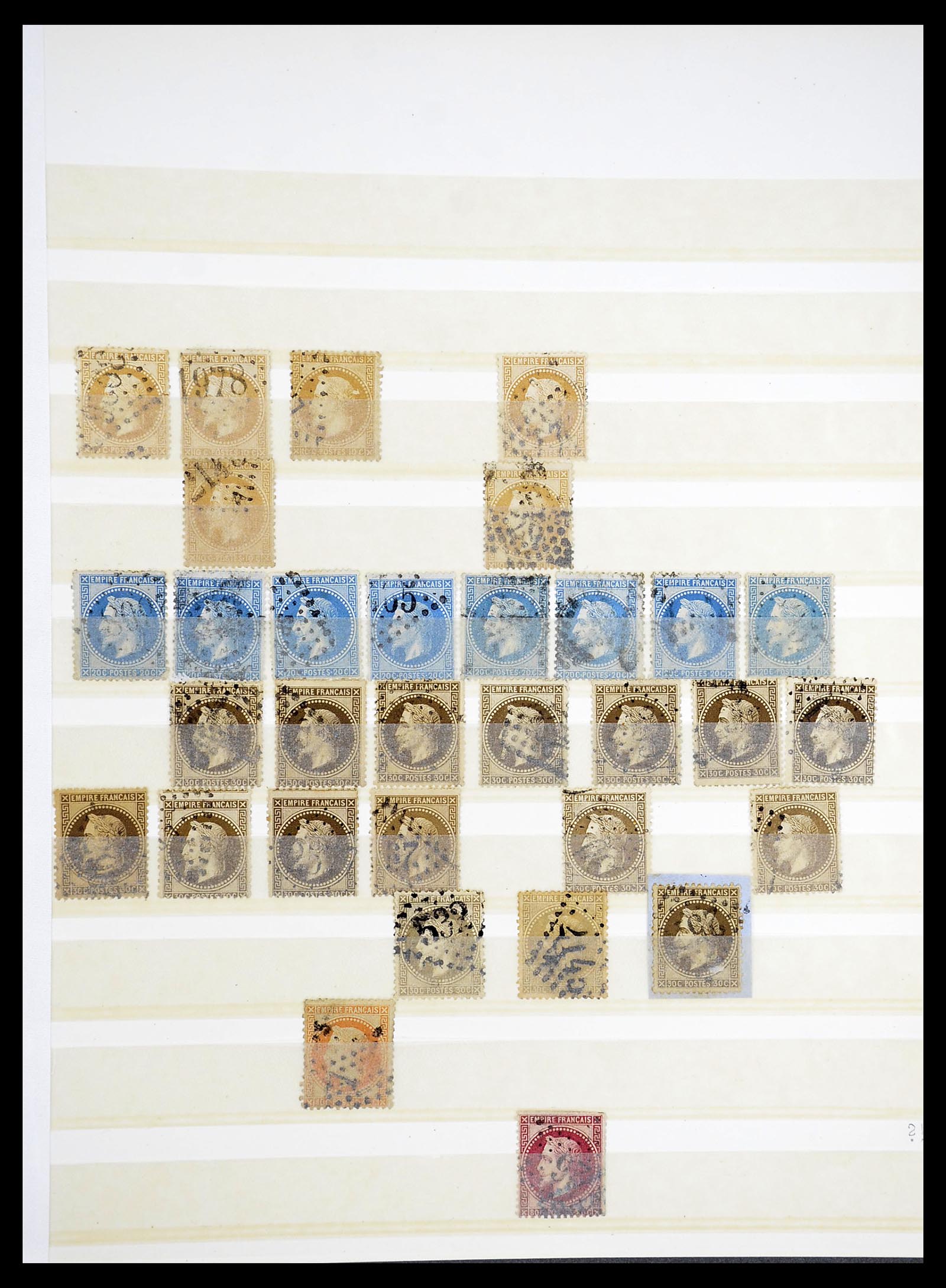 34604 003 - Postzegelverzameling 34604 Frankrijk 1853-1970.