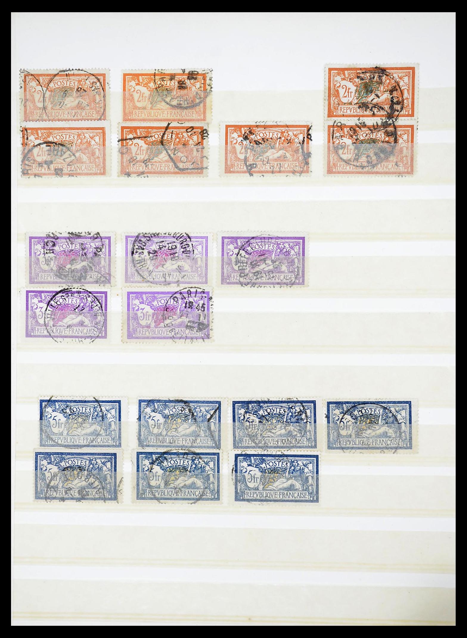 34604 012 - Postzegelverzameling 34604 Frankrijk 1853-1970.