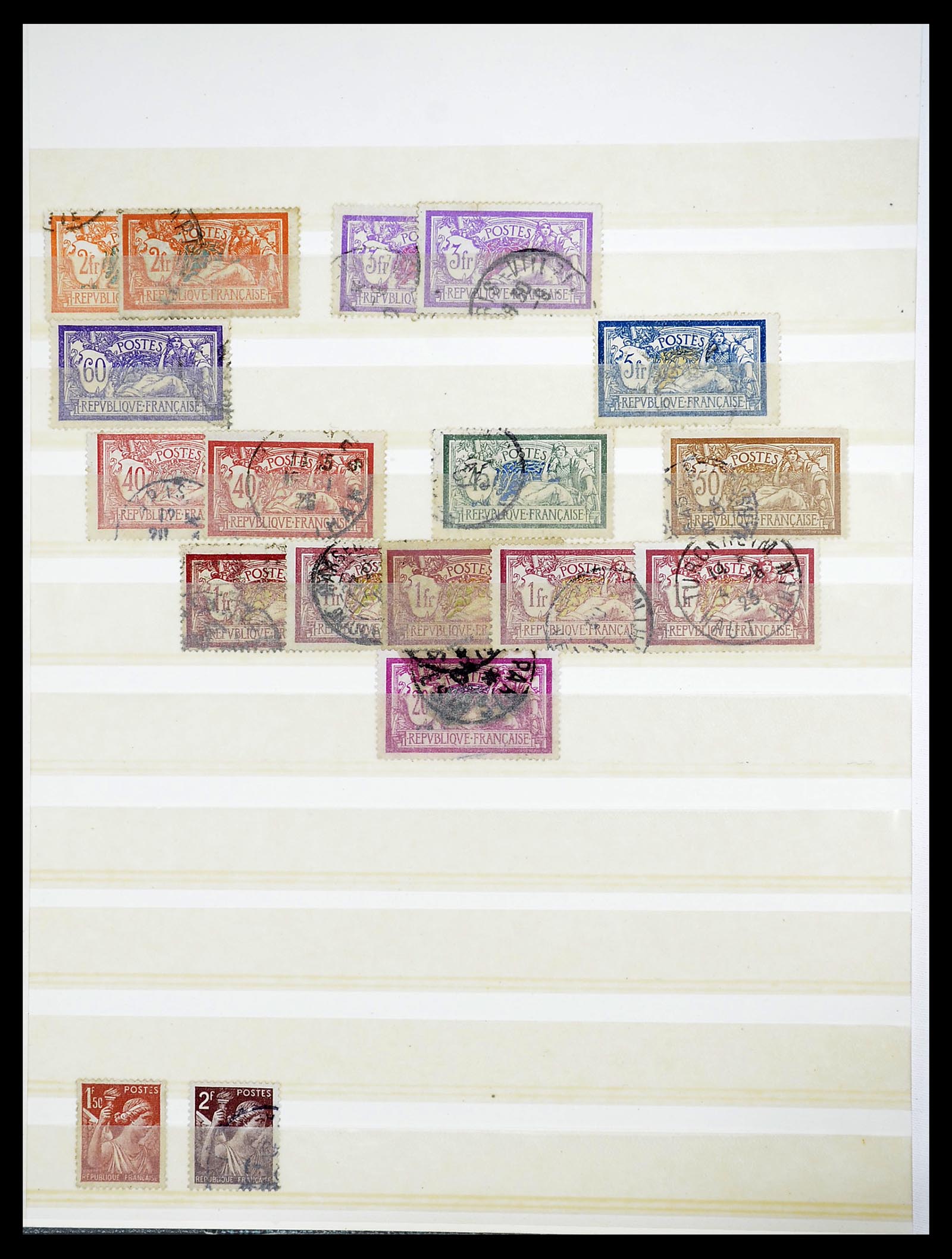 34604 016 - Postzegelverzameling 34604 Frankrijk 1853-1970.