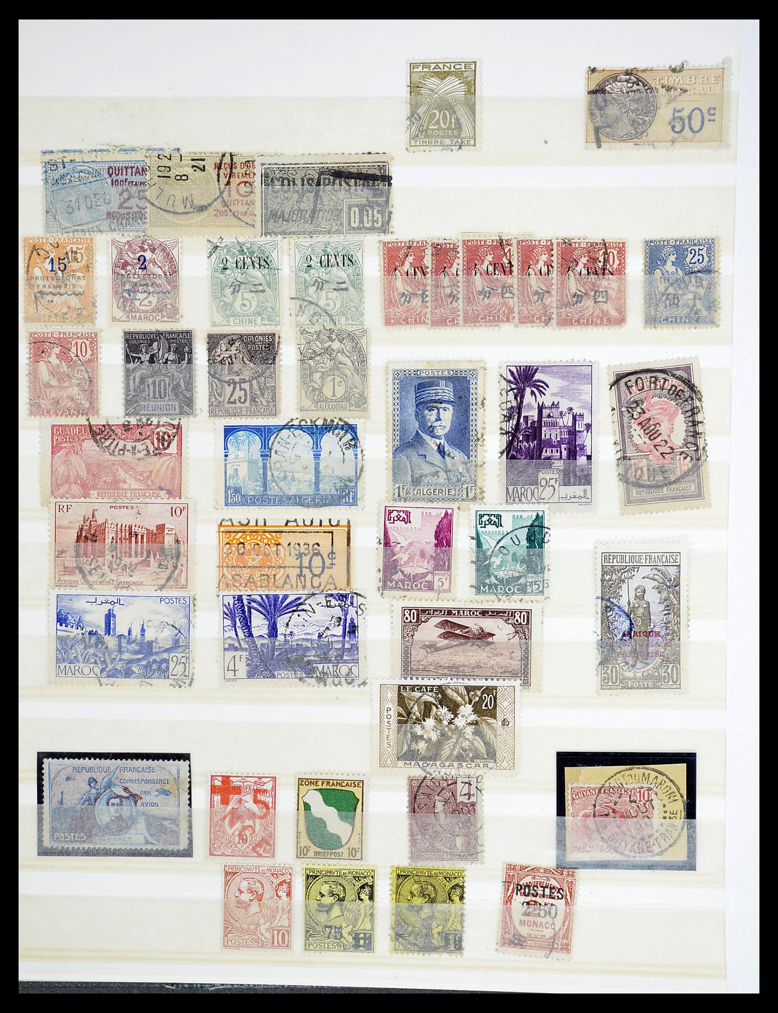 34604 020 - Postzegelverzameling 34604 Frankrijk 1853-1970.