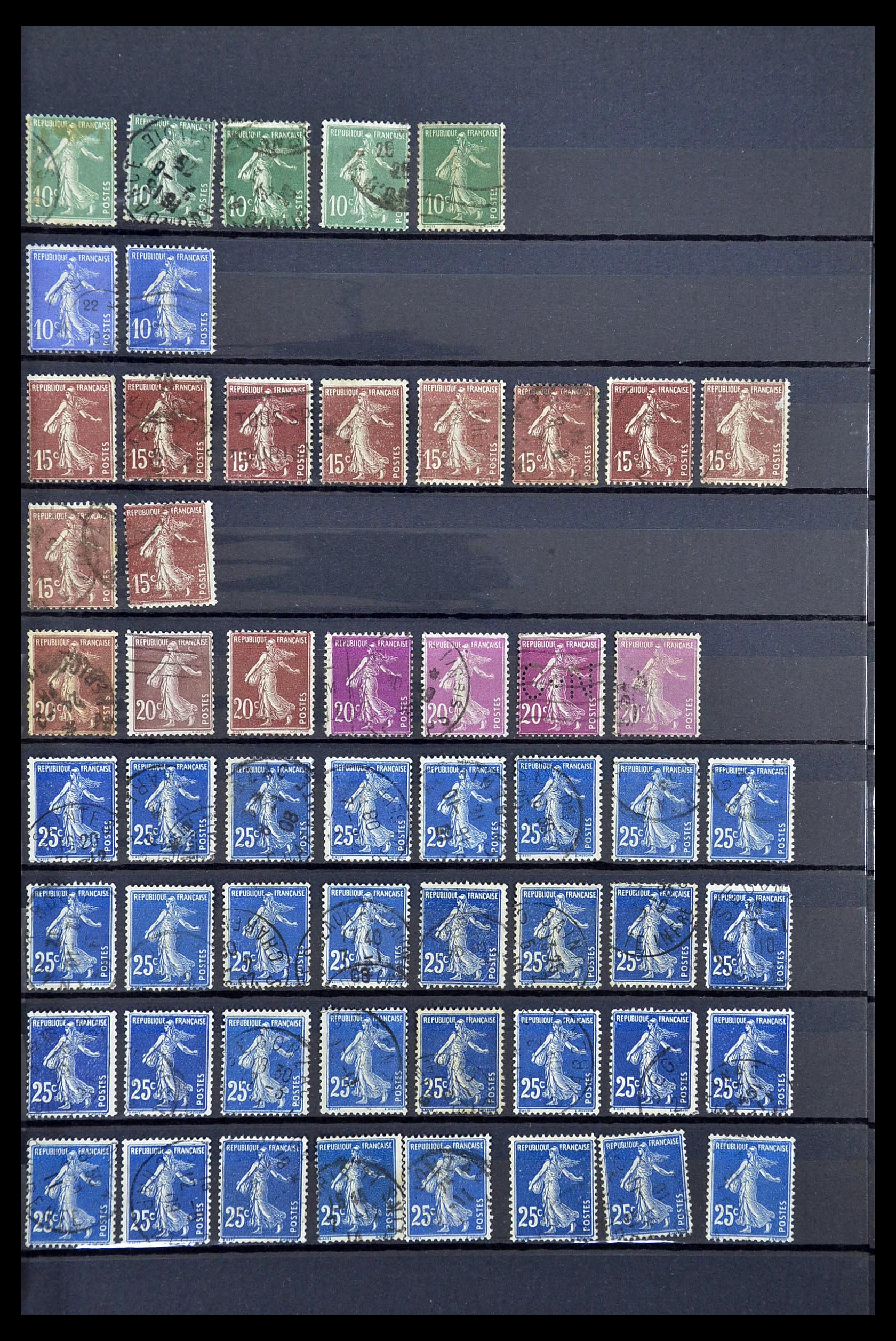 34604 029 - Postzegelverzameling 34604 Frankrijk 1853-1970.