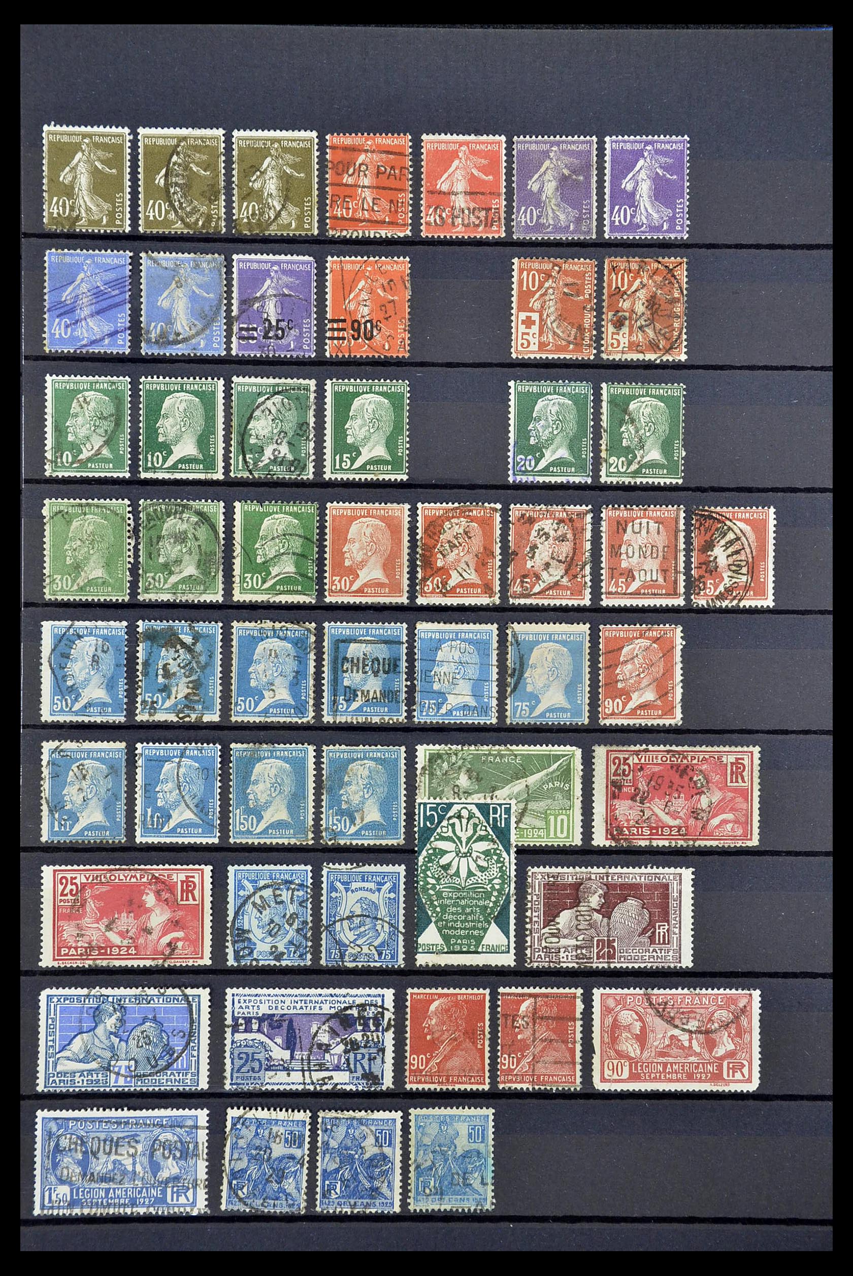 34604 032 - Postzegelverzameling 34604 Frankrijk 1853-1970.