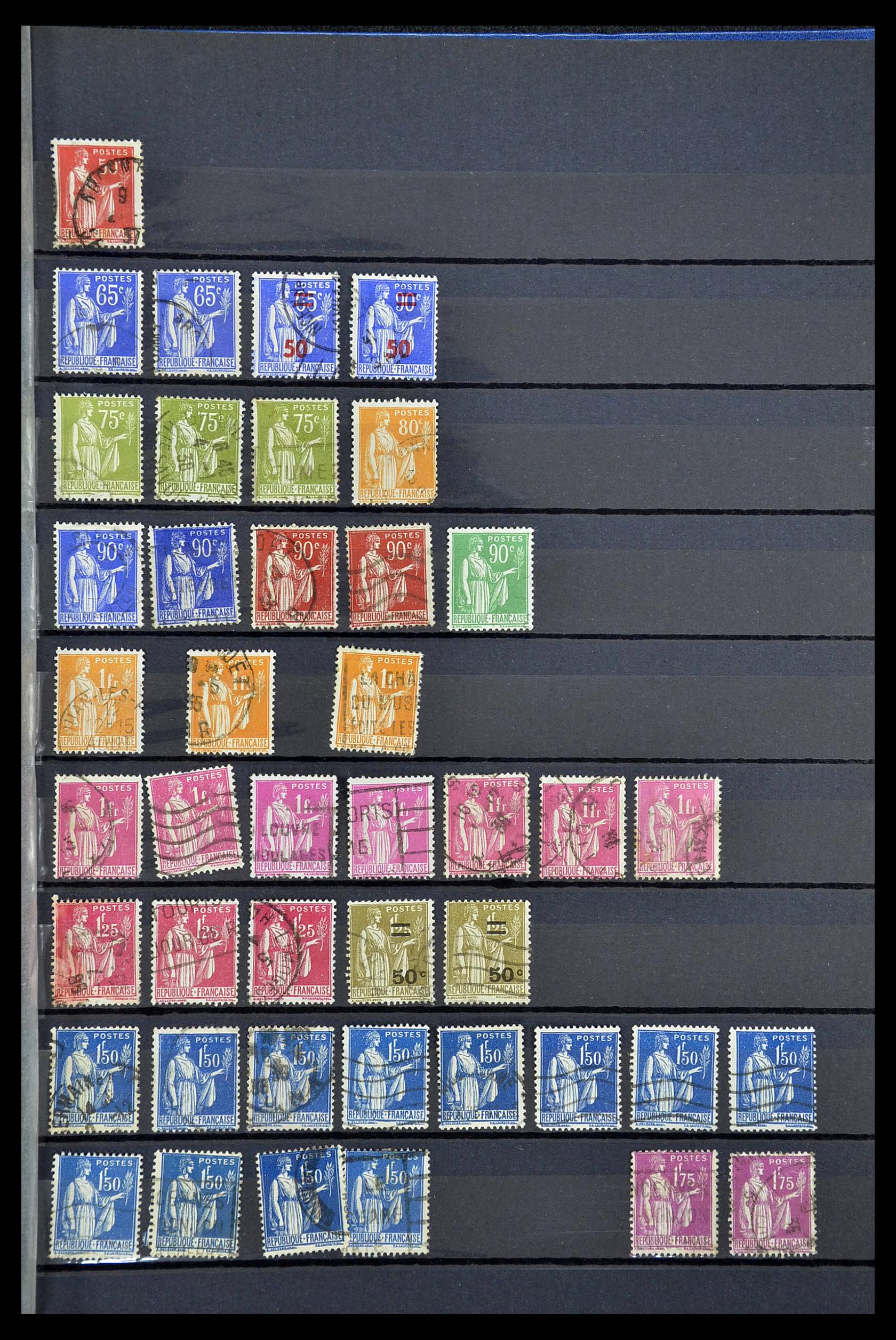 34604 035 - Postzegelverzameling 34604 Frankrijk 1853-1970.