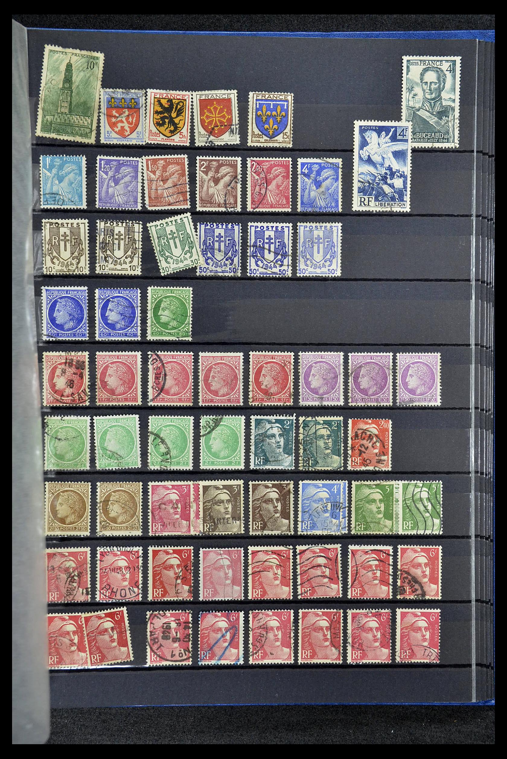 34604 038 - Postzegelverzameling 34604 Frankrijk 1853-1970.