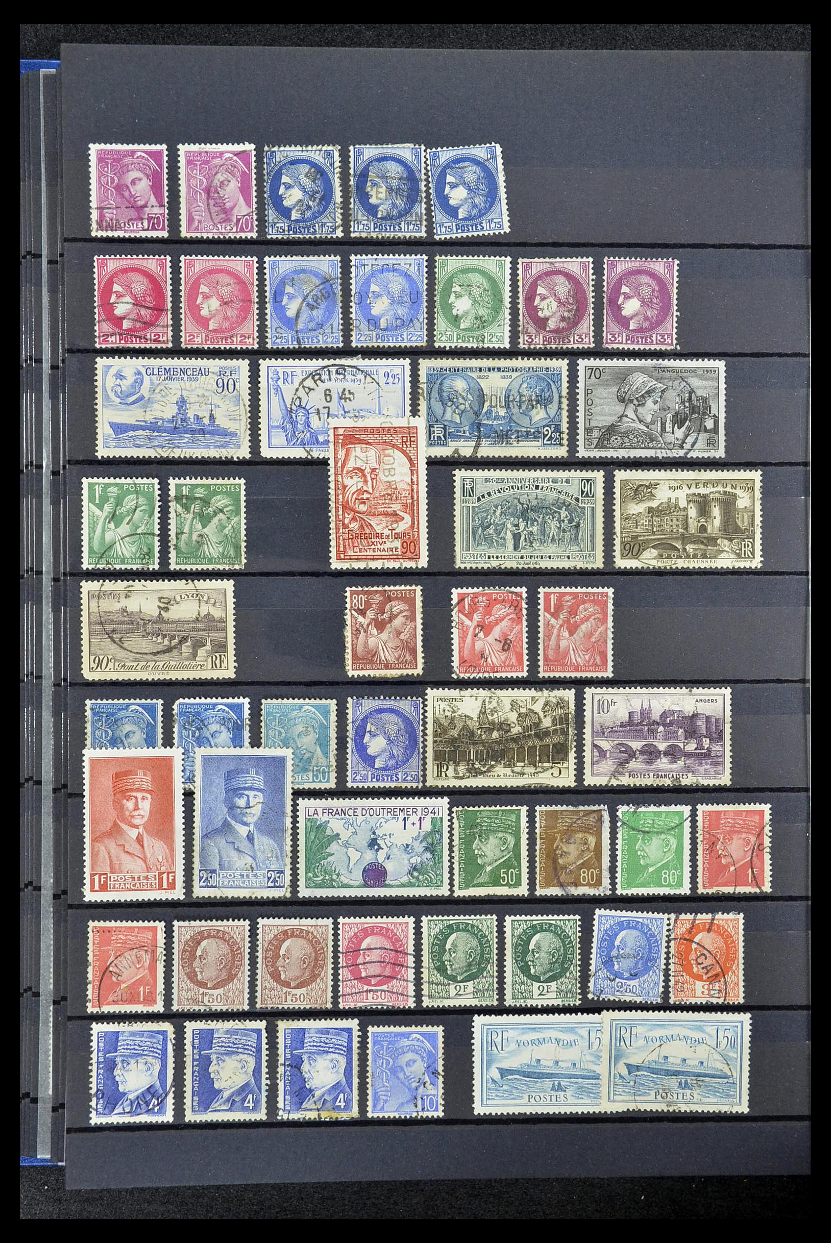 34604 039 - Postzegelverzameling 34604 Frankrijk 1853-1970.