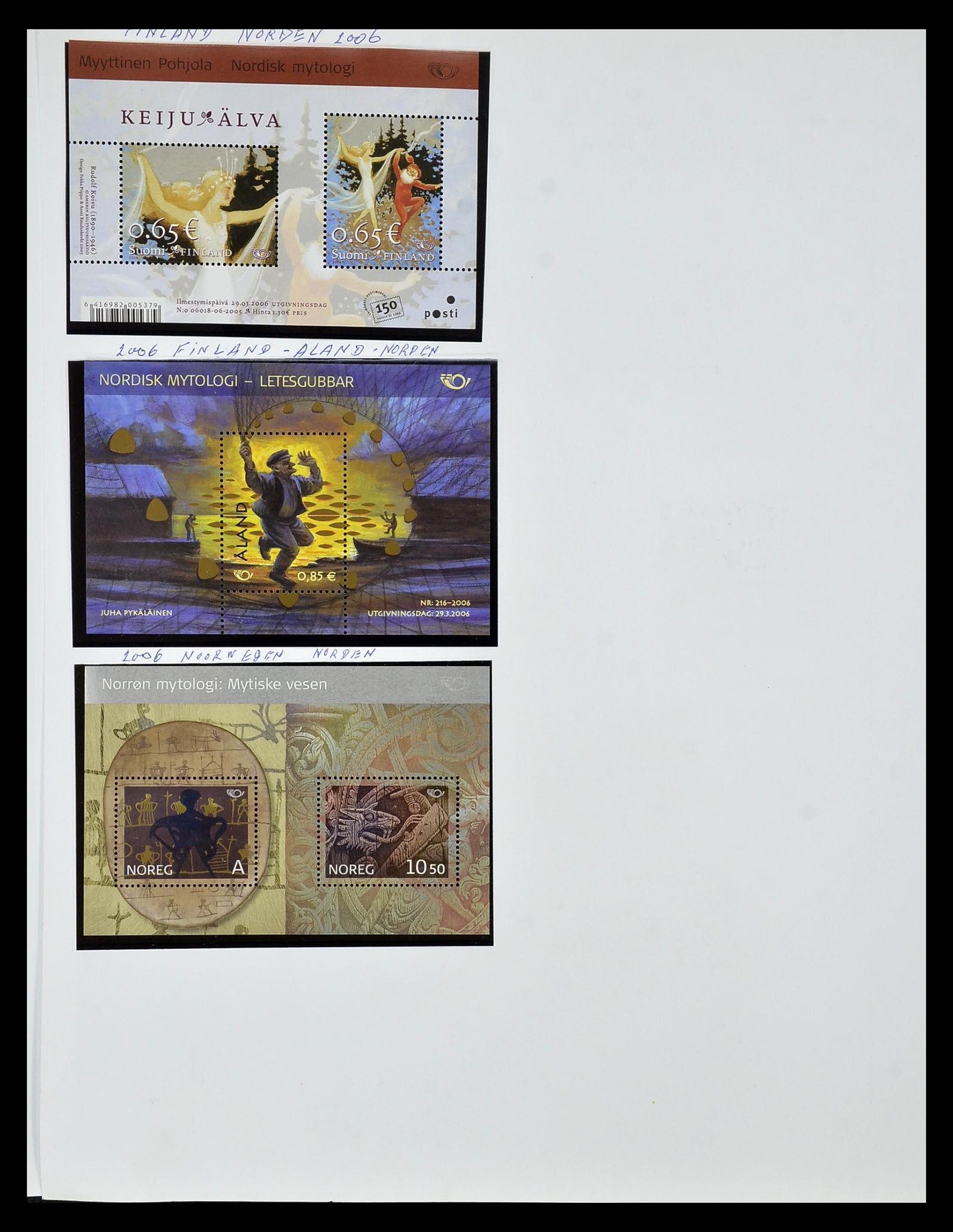 34605 001 - Postzegelverzameling 34605 Europa CEPT 1949-2010.