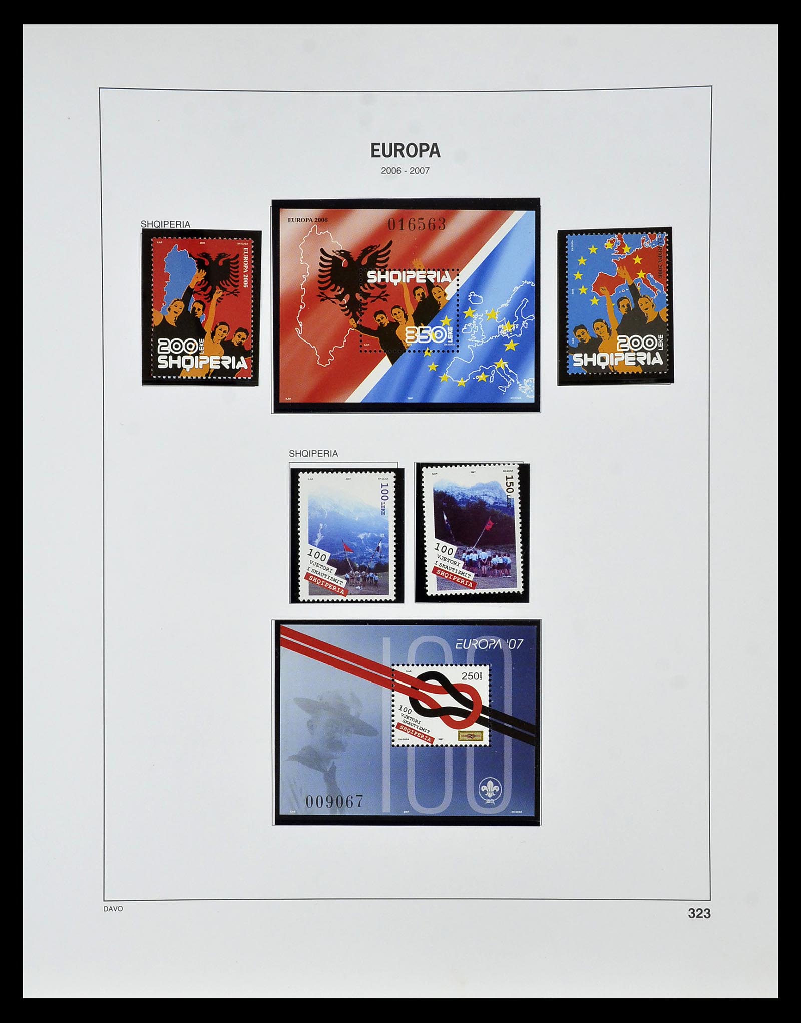 34605 002 - Postzegelverzameling 34605 Europa CEPT 1949-2010.