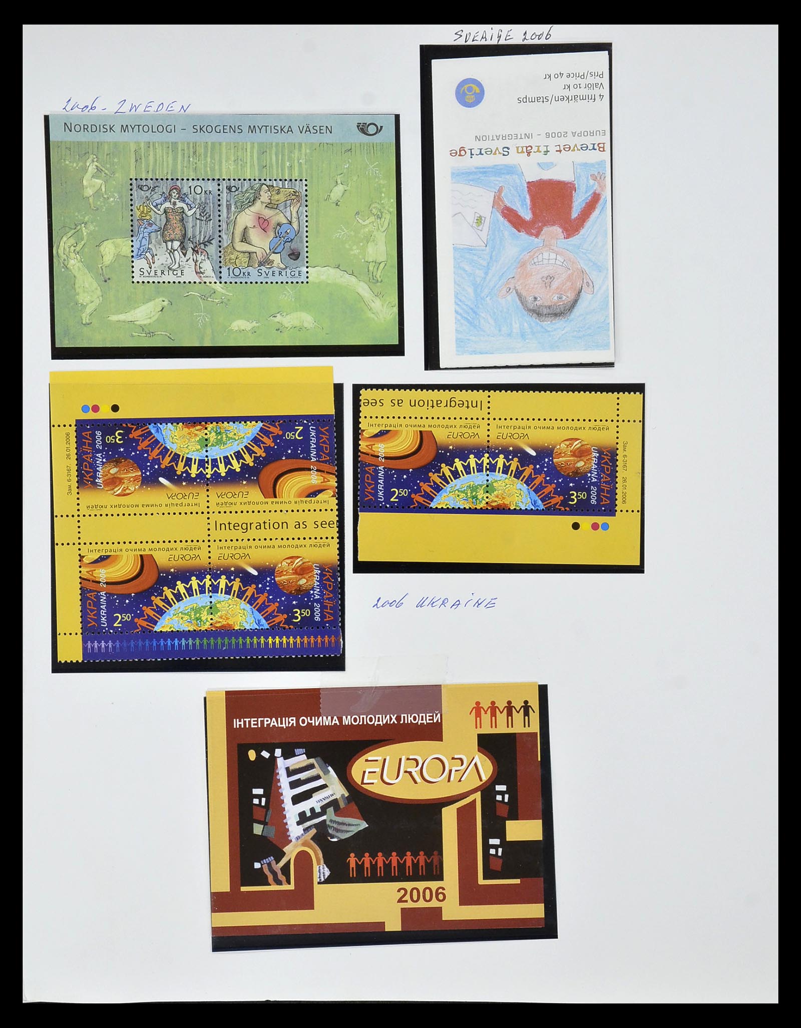 34605 003 - Postzegelverzameling 34605 Europa CEPT 1949-2010.